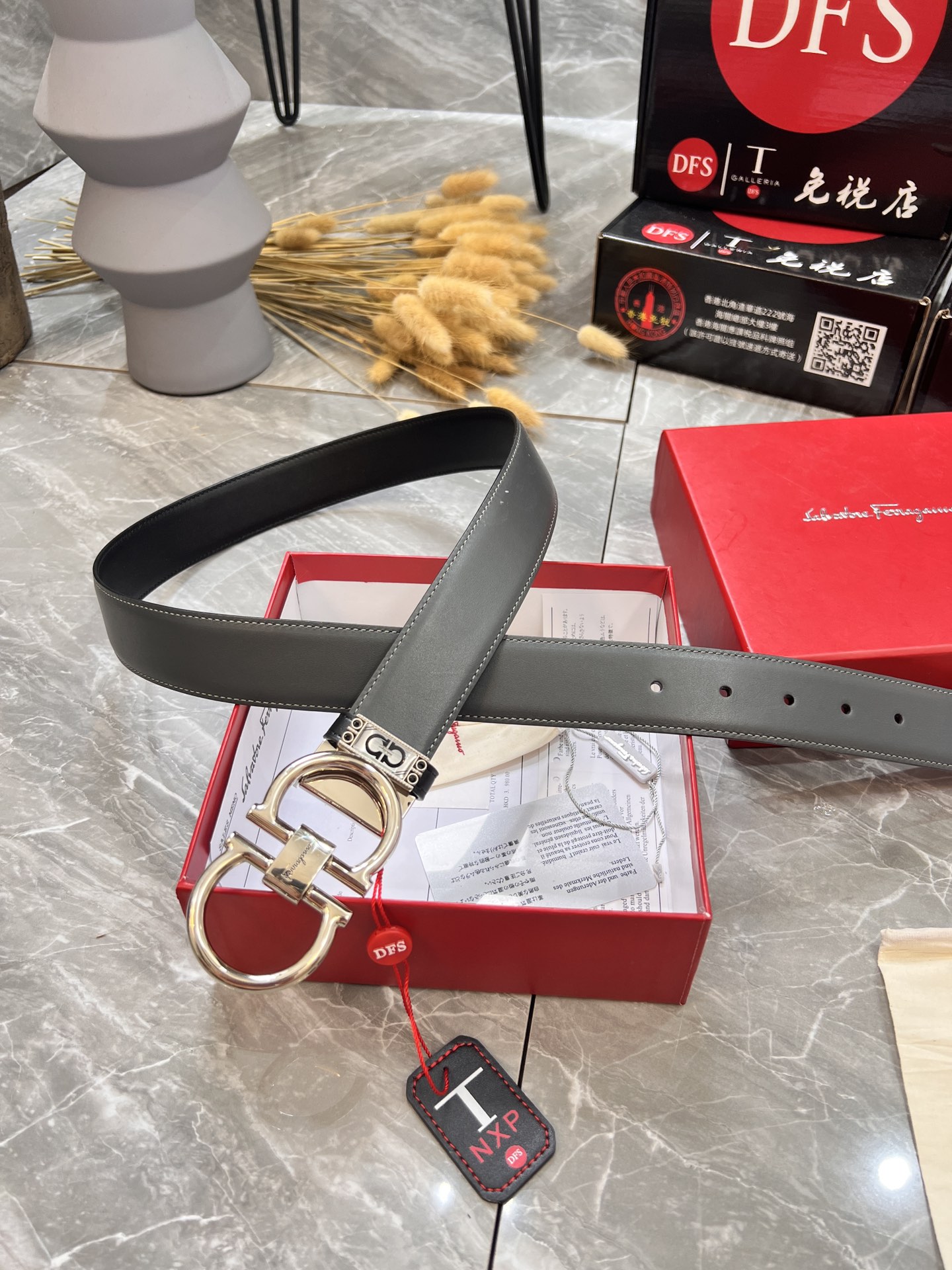 Streetwear Belt Ferragamo 319954 size:3.5cm - vstockx