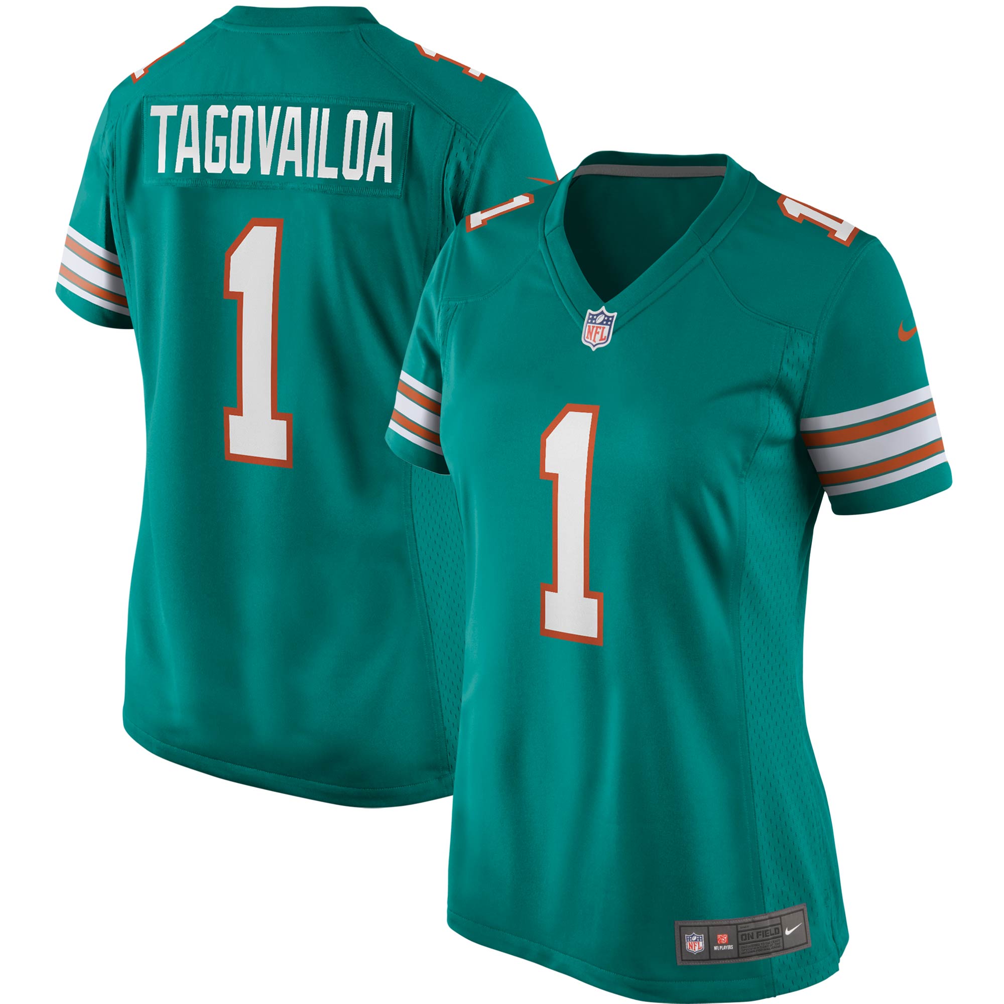 Tua Tagovailoa Miami Dolphins Nike Women's Alternate Game Jersey - Aqua - vstockx