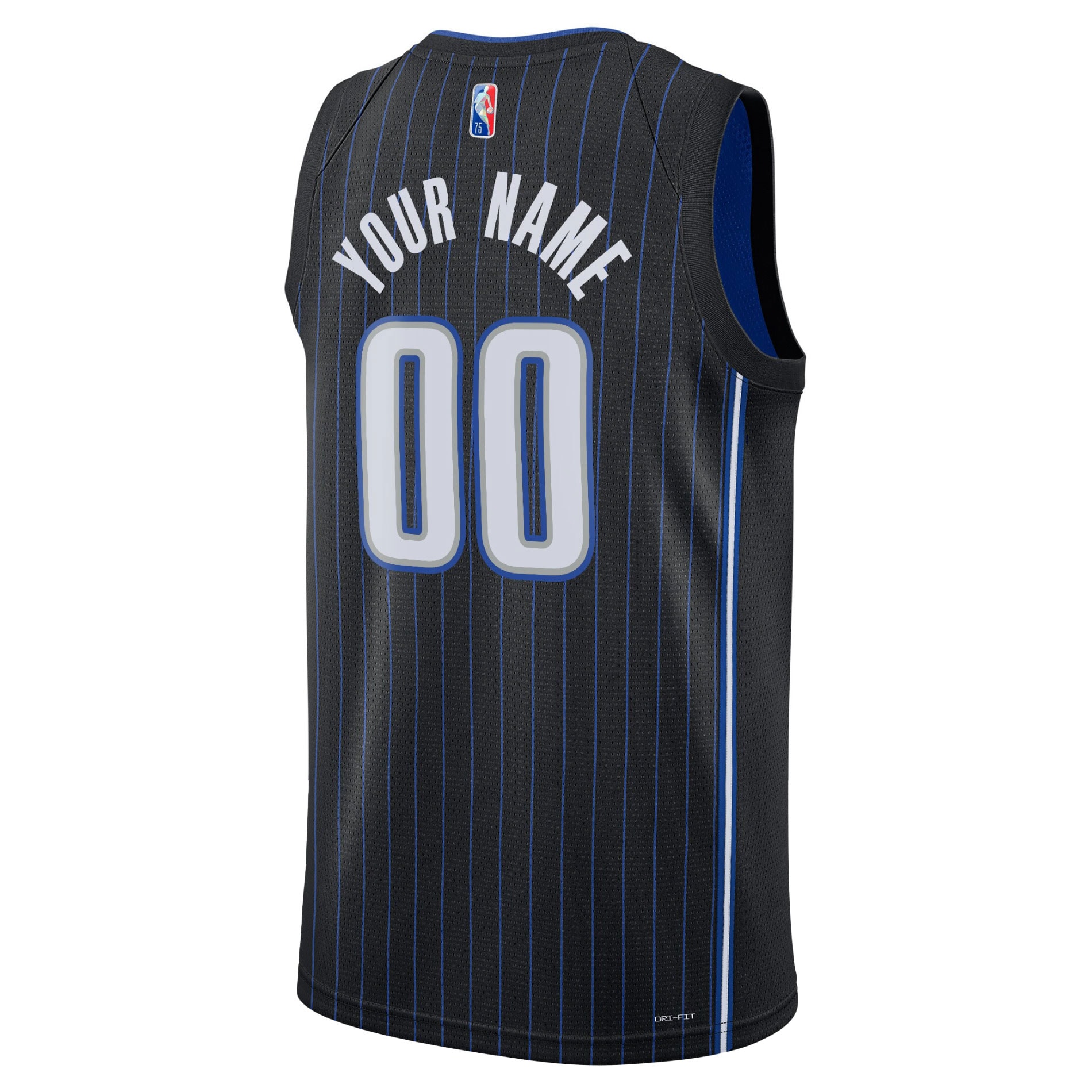 Orlando Magic Nike 2021/22 Diamond Swingman Custom Jersey - Icon Edition - Black - vstockx