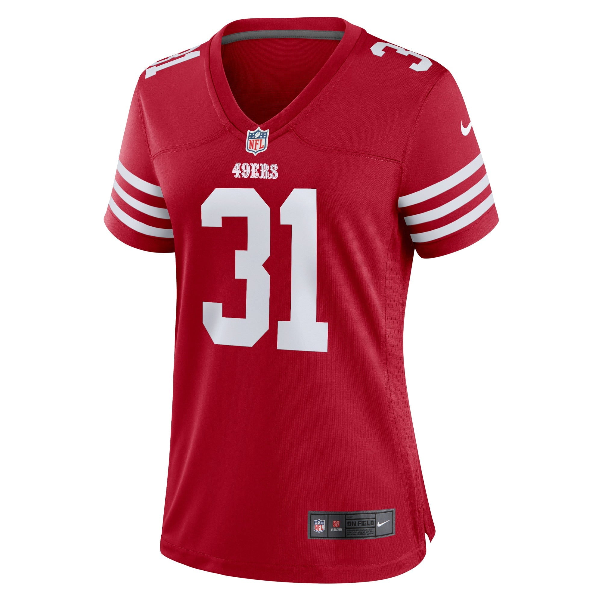 Women's Nike Tashaun Gipson Sr. Scarlet San Francisco 49ers Home Game Player Jersey - vstockx