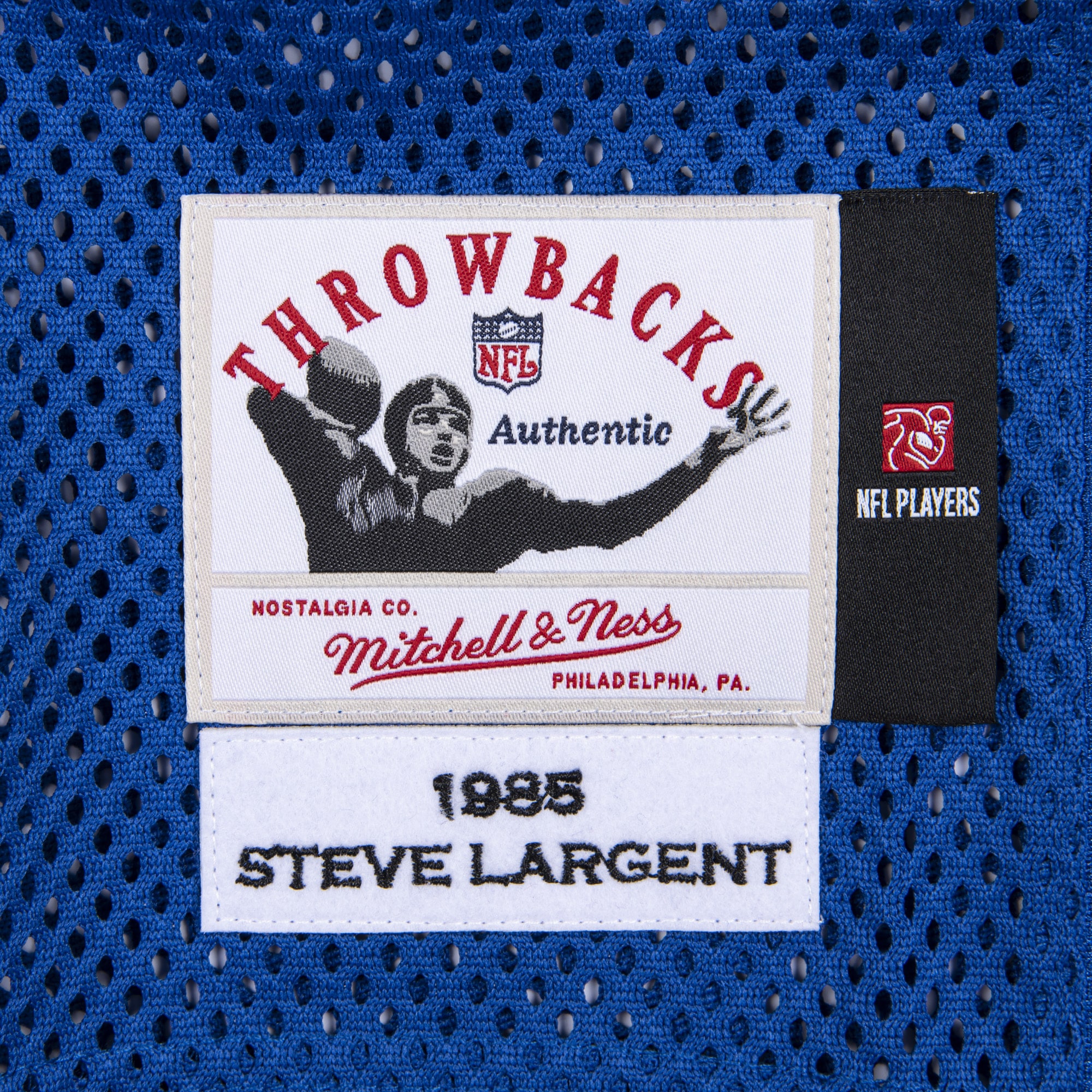 Steve Largent Seattle Seahawks Mitchell & Ness Authentic Retired Player Jersey - Royal - vstockx
