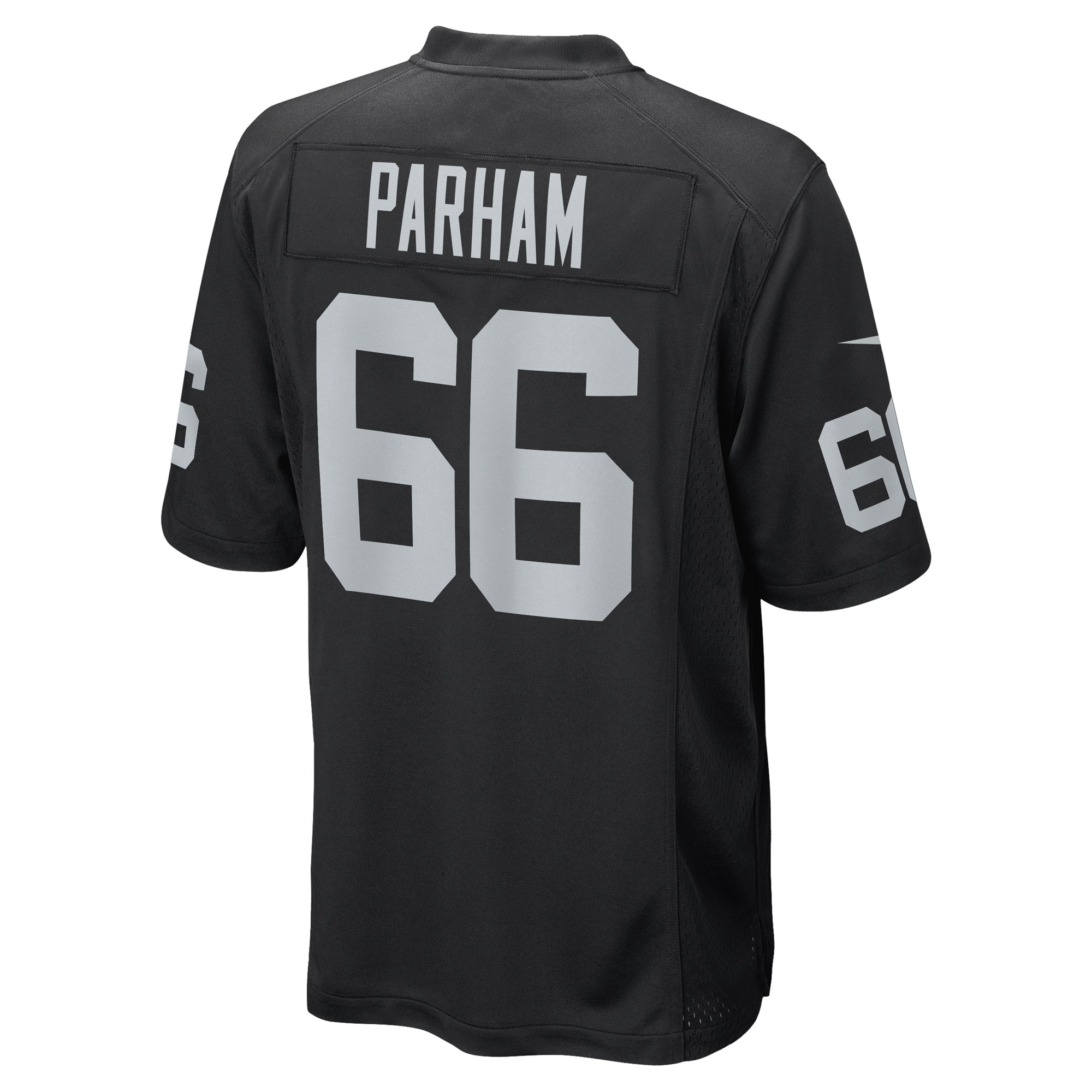 Dylan Parham Las Vegas Raiders Nike Game Player Jersey - Black - vstockx