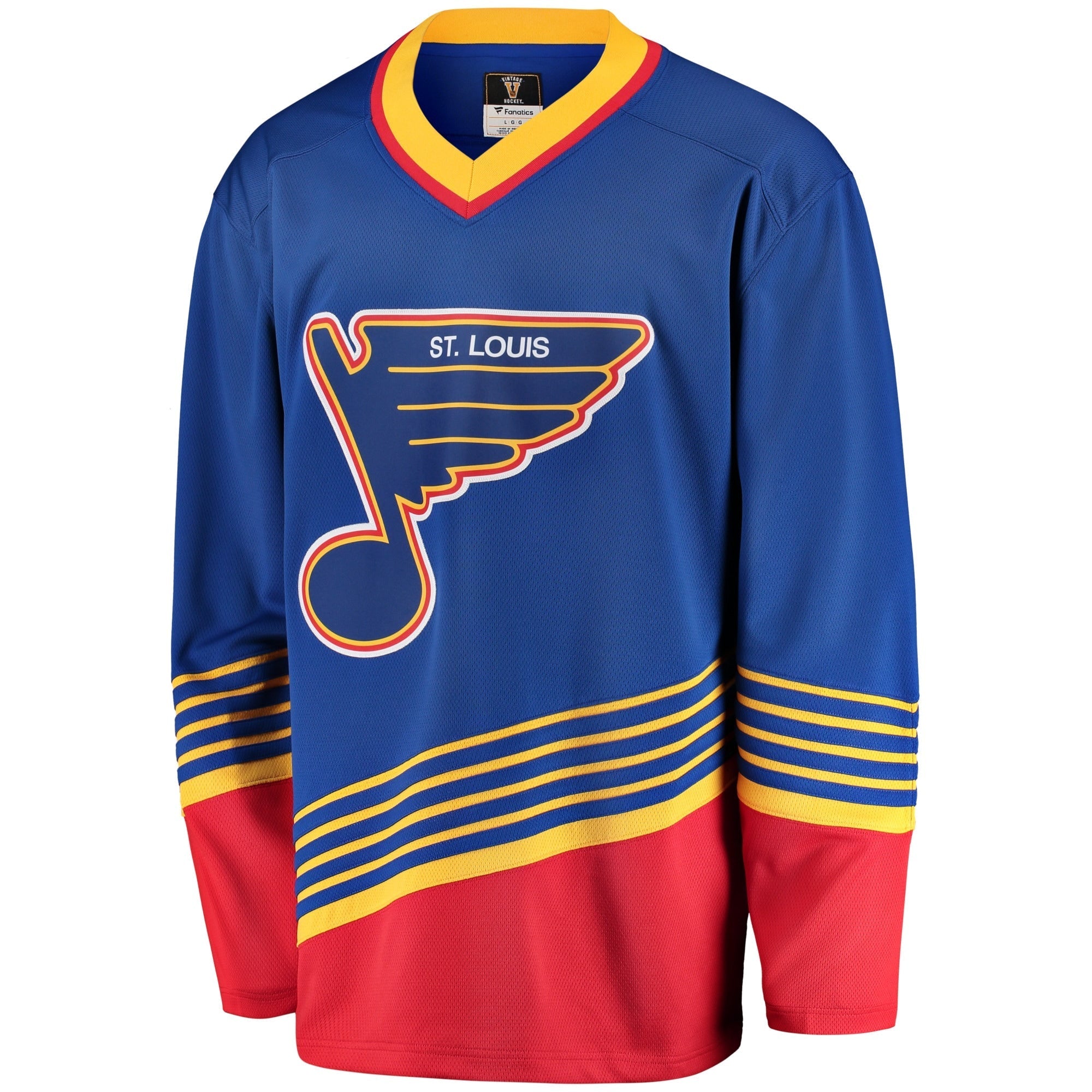 Men's Fanatics Branded Blue St. Louis Blues Premier Breakaway Heritage Jersey - vstockx