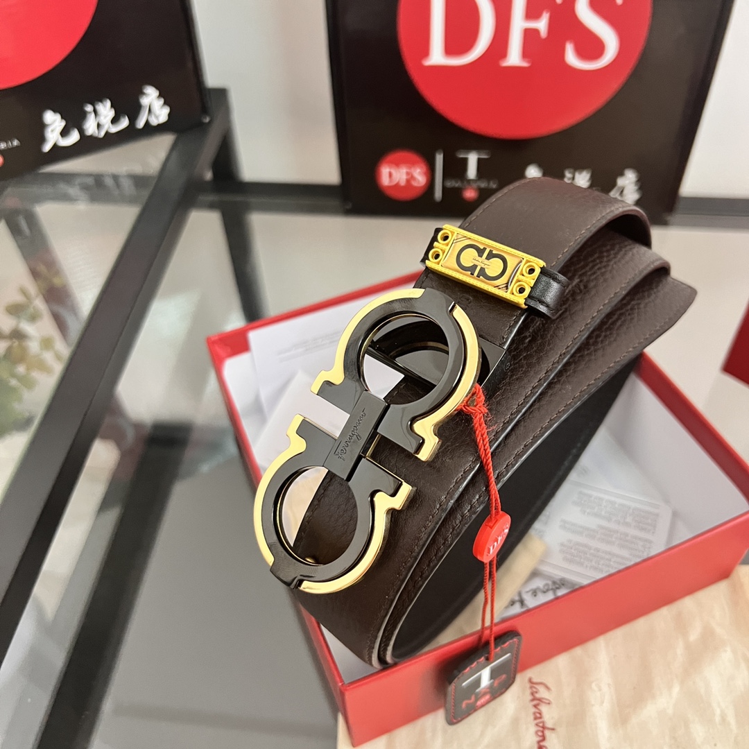 Streetwear Belt Ferragamo 320266 size:3.5cm - vstockx