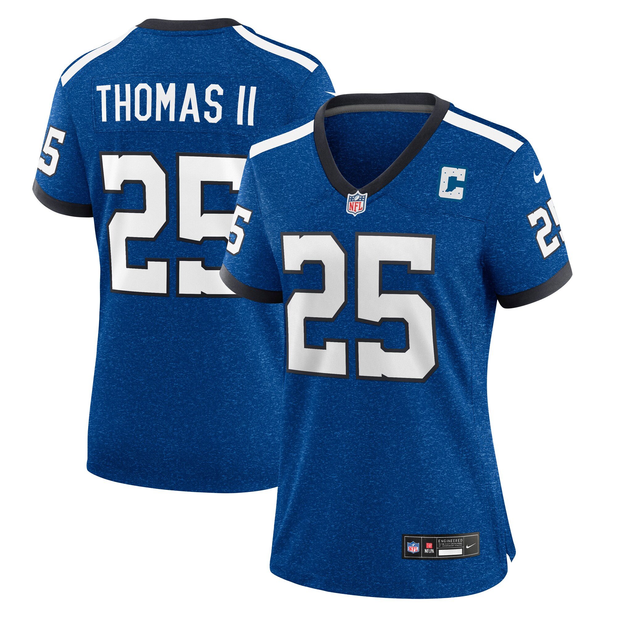 Rodney Thomas II Indianapolis Colts Nike Women's Indiana Nights Alternate Game Jersey - Royal - vstockx