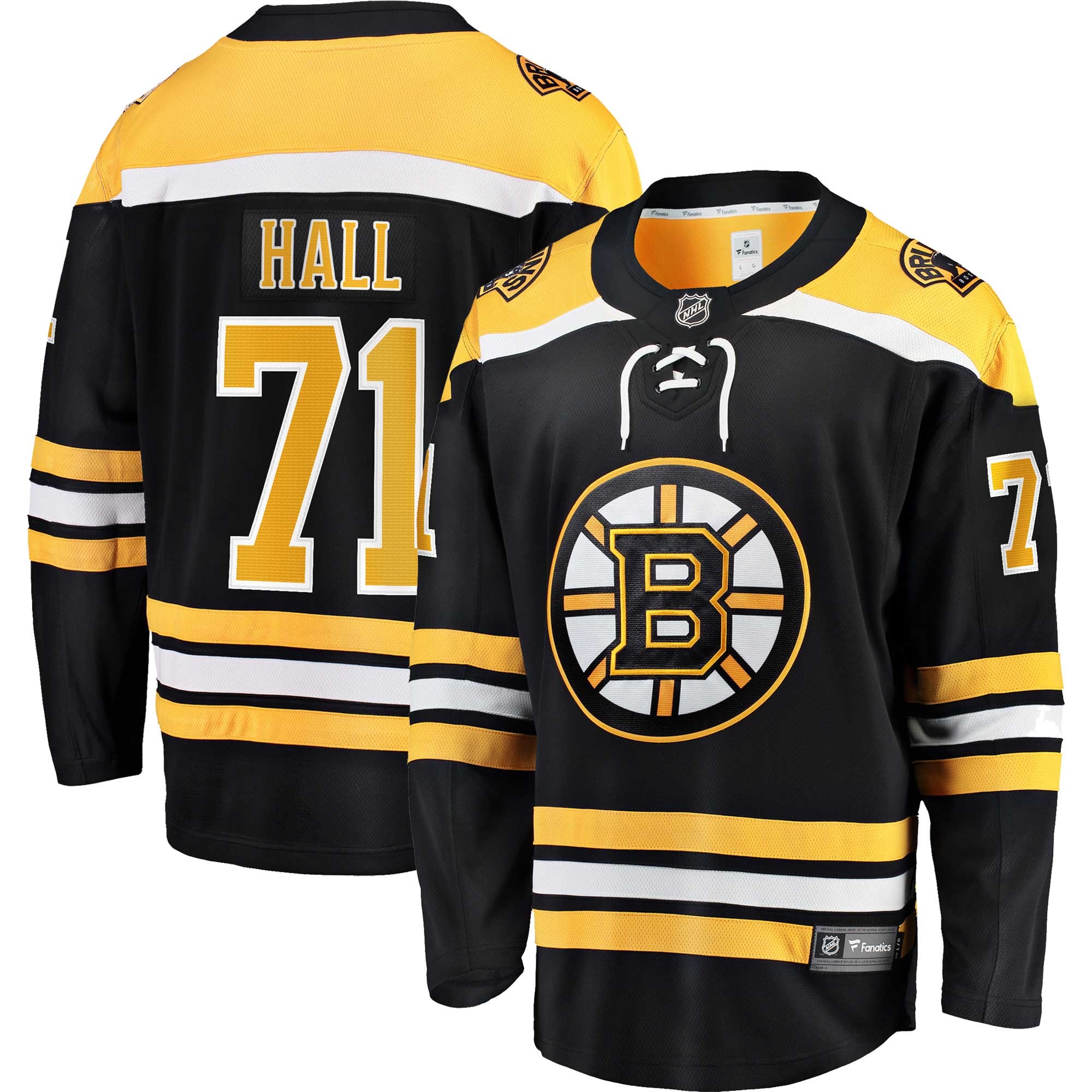 Taylor Hall Boston Bruins Fanatics Branded Home Premier Breakaway Player Jersey - Black - vstockx