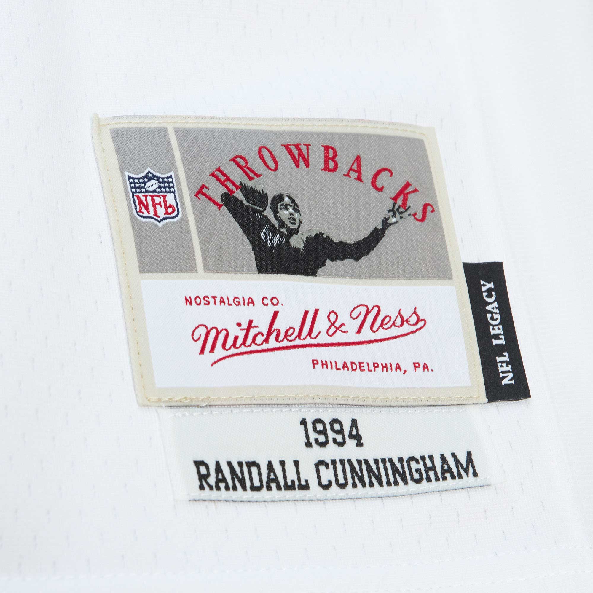 Randall Cunningham Philadelphia Eagles Mitchell & Ness Legacy Replica Jersey - White - vstockx