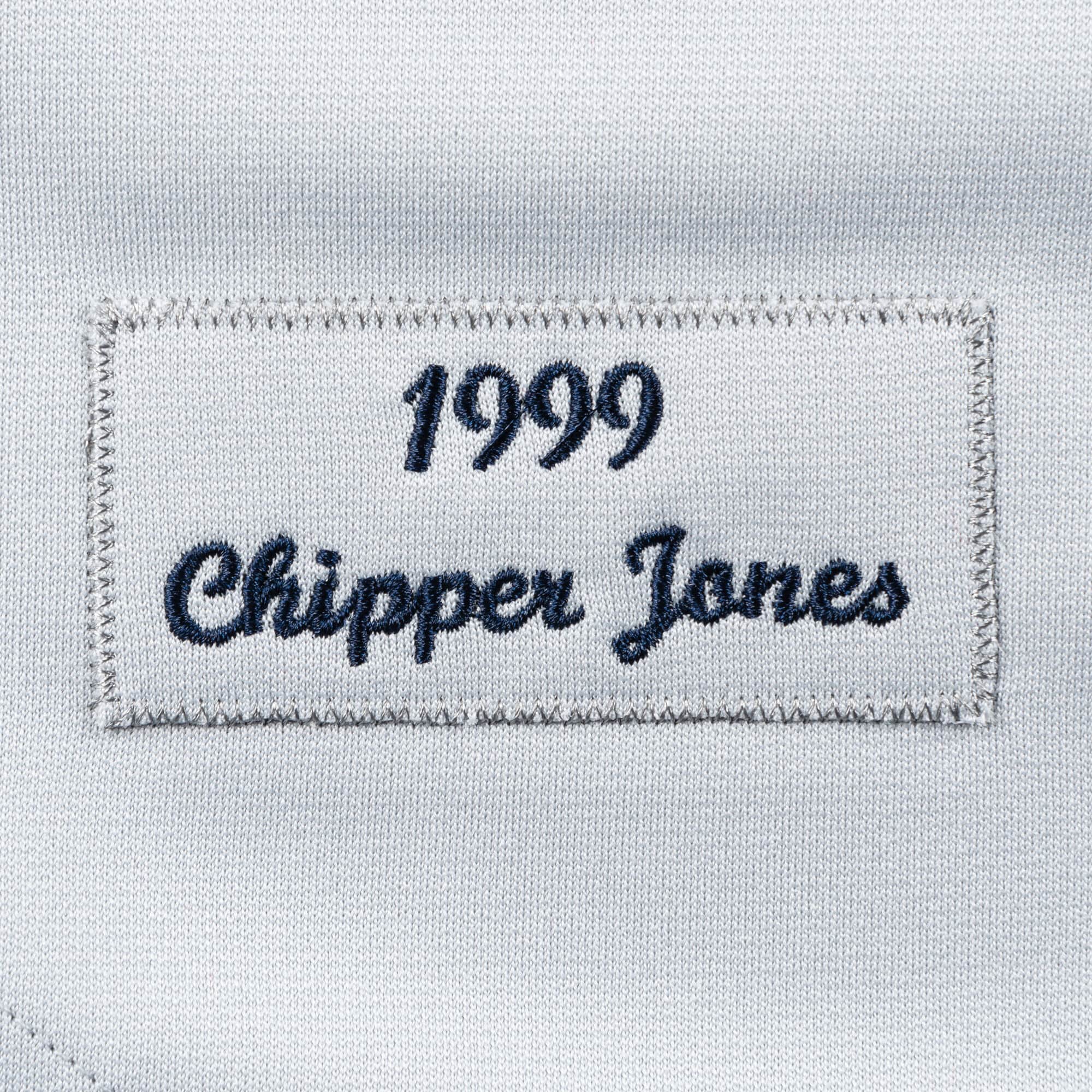 Authentic Jersey Atlanta Braves Road 1999 Chipper Jones - vstockx