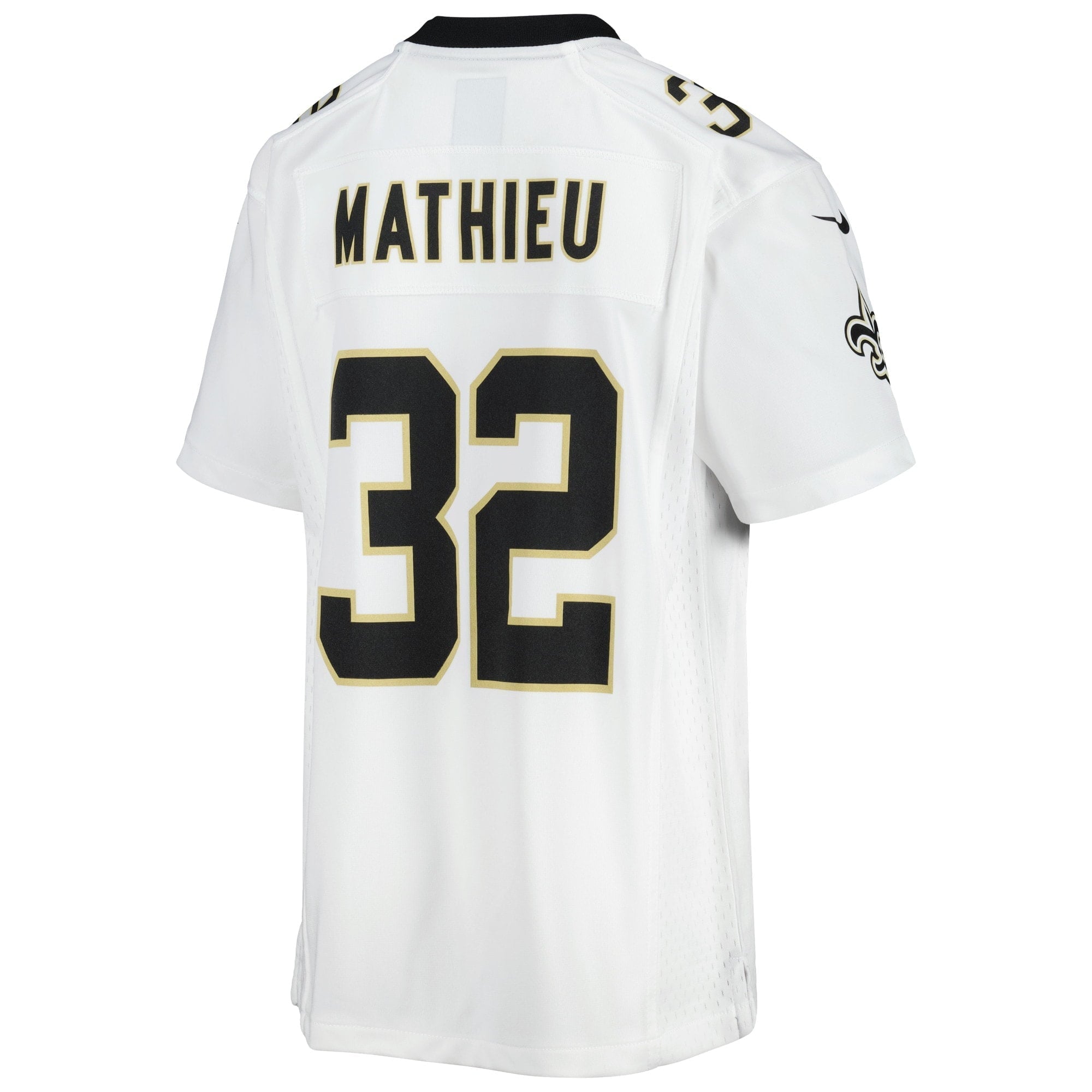 Youth Nike Tyrann Mathieu White New Orleans Saints Game Jersey - vstockx
