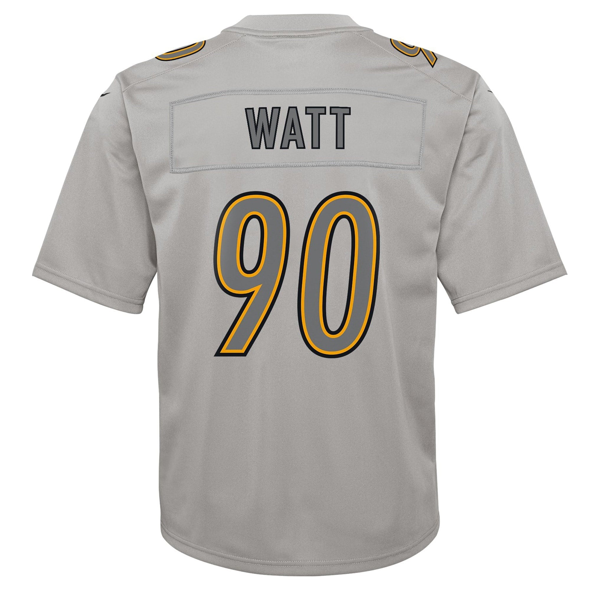 Youth Nike T.J. Watt Gray Pittsburgh Steelers Atmosphere Game Jersey - vstockx