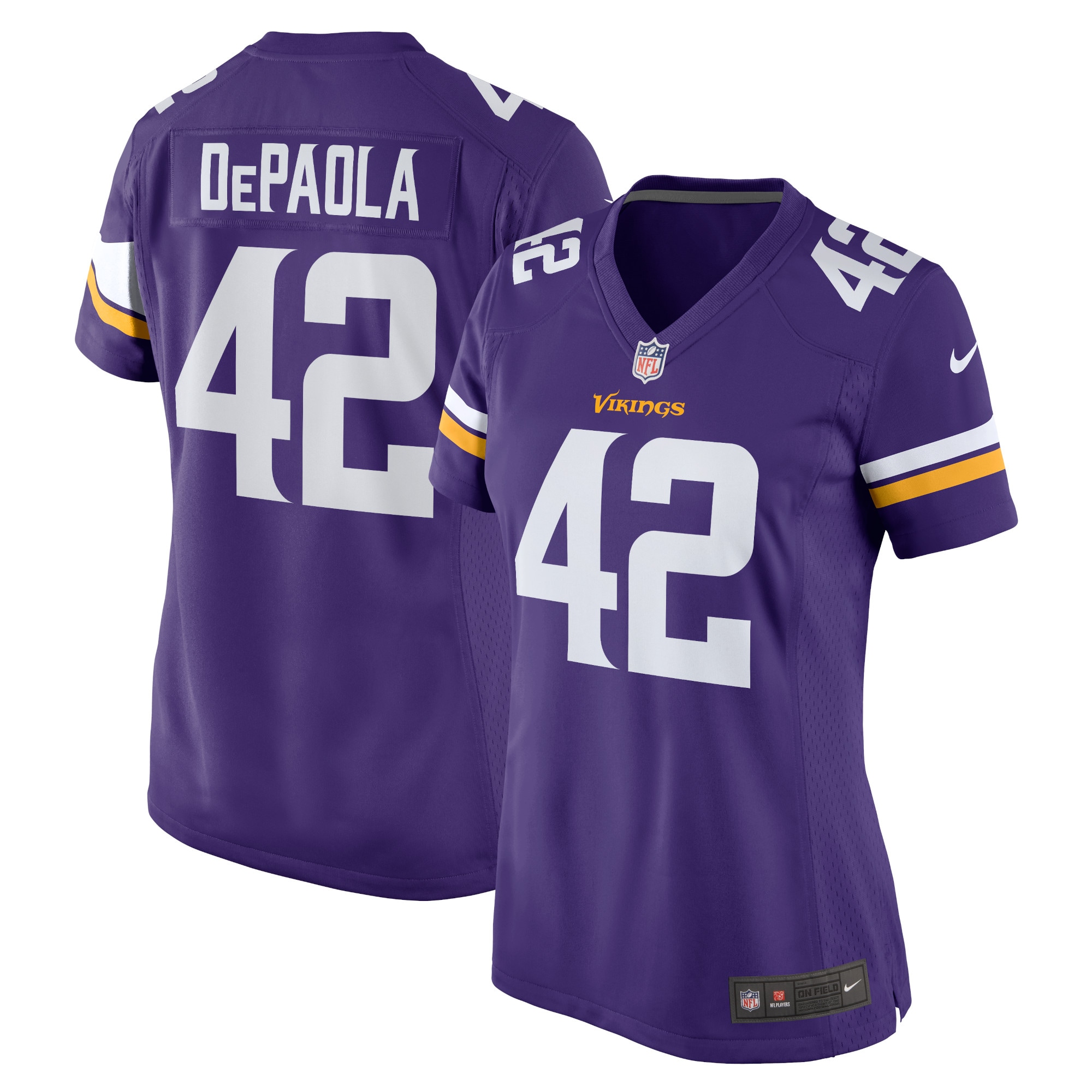 Andrew DePaola Minnesota Vikings Nike Women's Game Jersey - Purple - vstockx