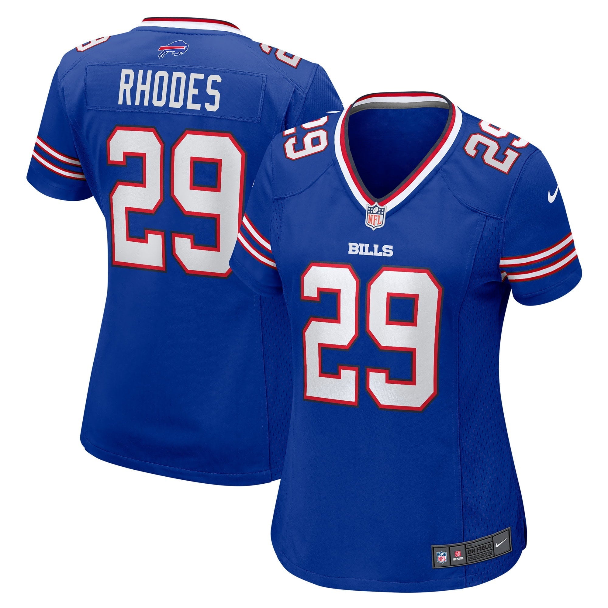 Women's Nike Xavier Rhodes Royal Buffalo Bills Home Game Player Jersey - vstockx