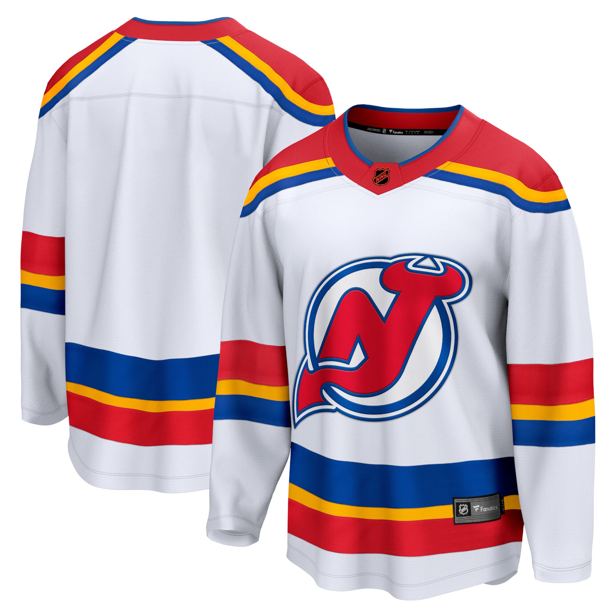 New Jersey Devils Fanatics Branded Special Edition 2.0 Breakaway Blank Jersey - White - vstockx
