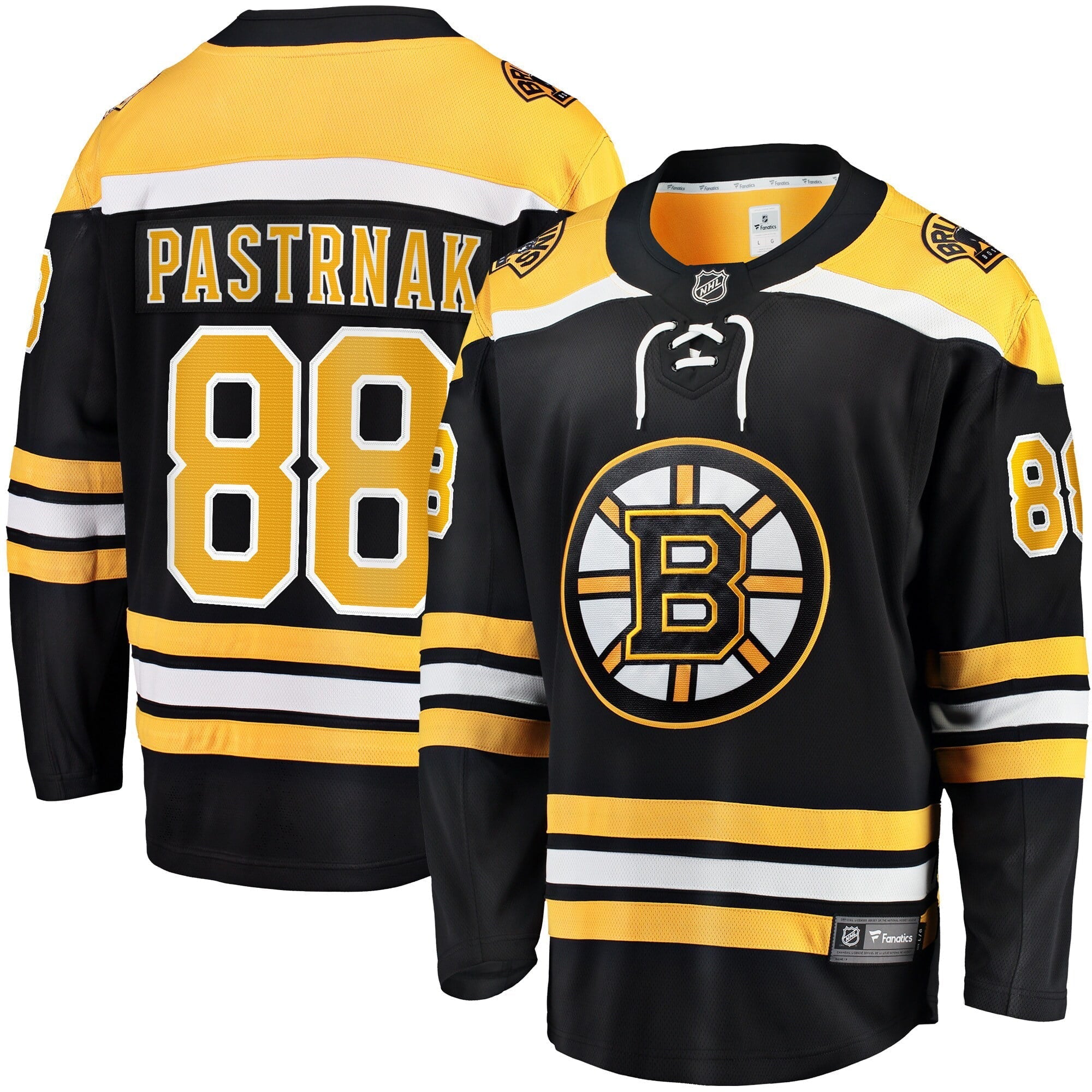 Men's Fanatics Branded David Pastrnak Black Boston Bruins Home Breakaway Jersey - vstockx