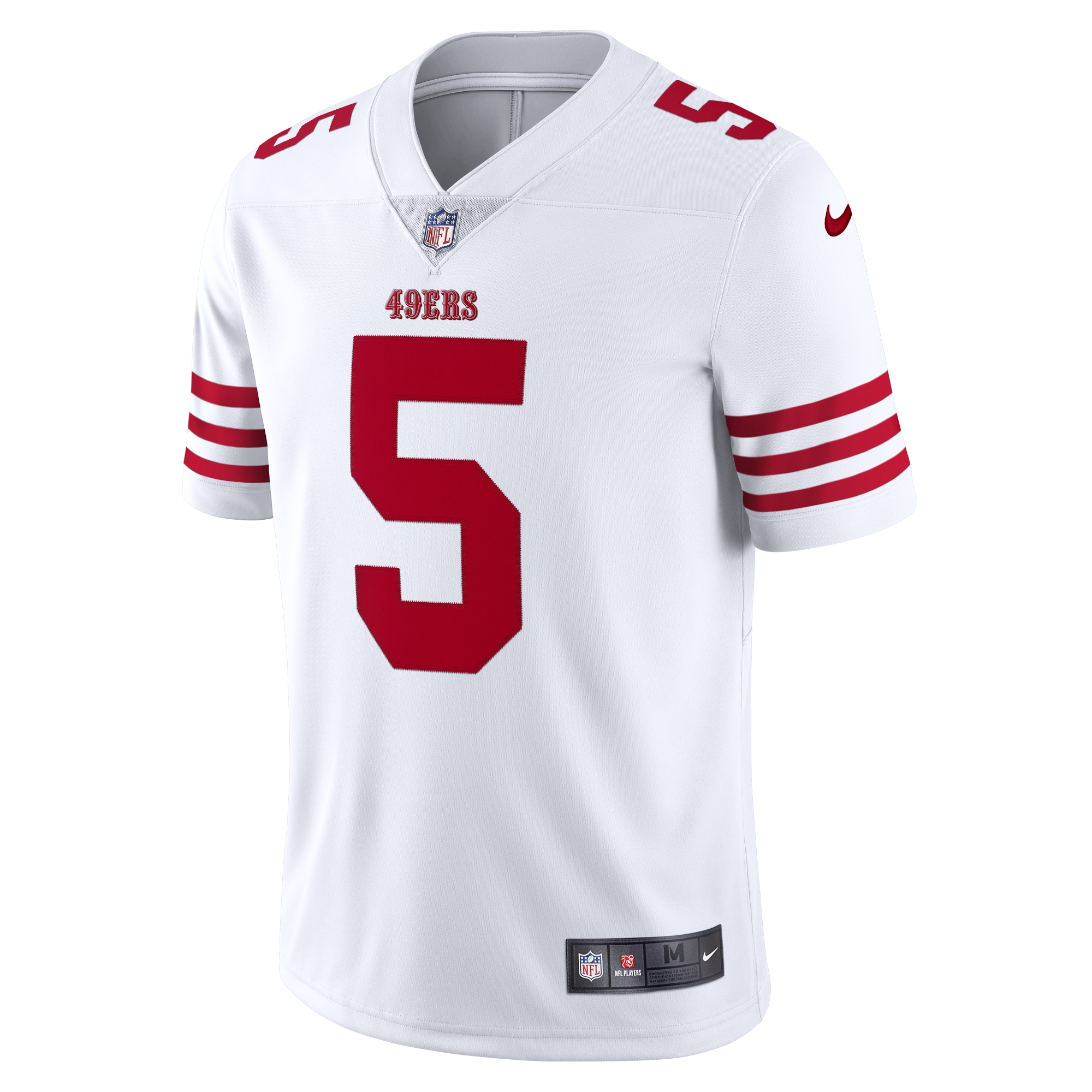 Trey Lance San Francisco 49ers Nike Vapor Limited Jersey - White - vstockx