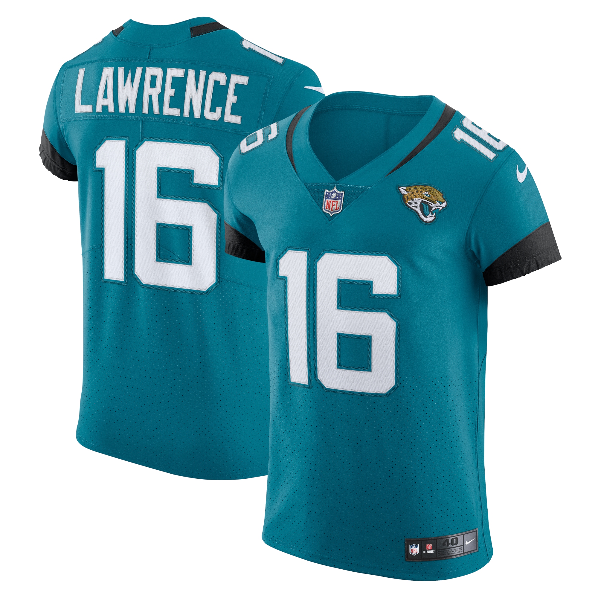 Trevor Lawrence Jacksonville Jaguars Nike Vapor Elite Jersey - Teal - vstockx