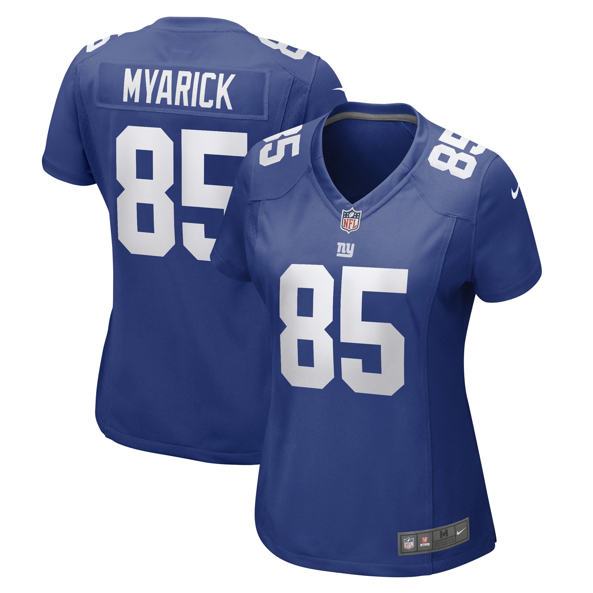 Women's Nike Chris Myarick Royal New York Giants Game Player Jersey - vstockx