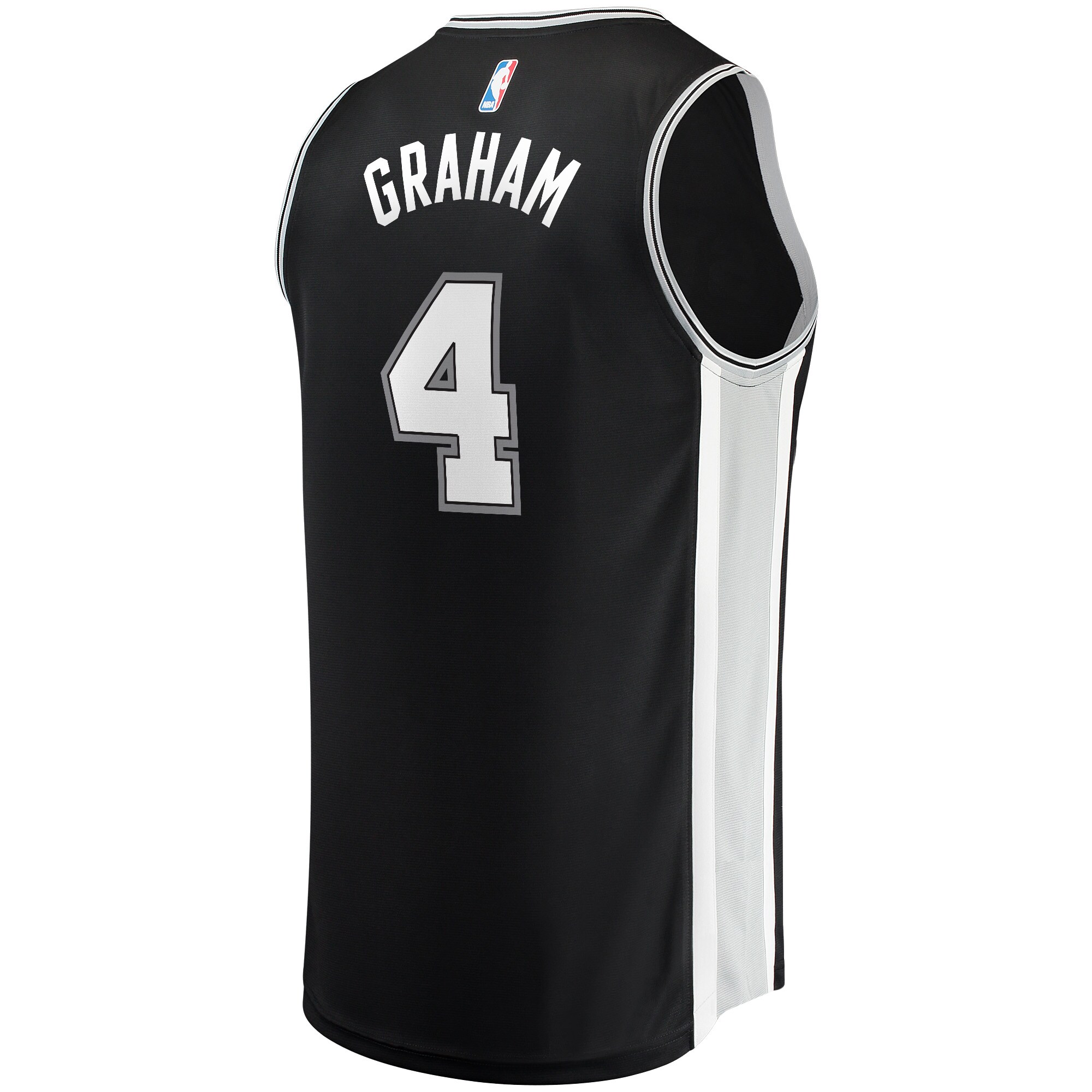 Devonte' Graham San Antonio Spurs Fanatics Branded Youth Fast Break Player Jersey - Icon Edition - Black - vstockx