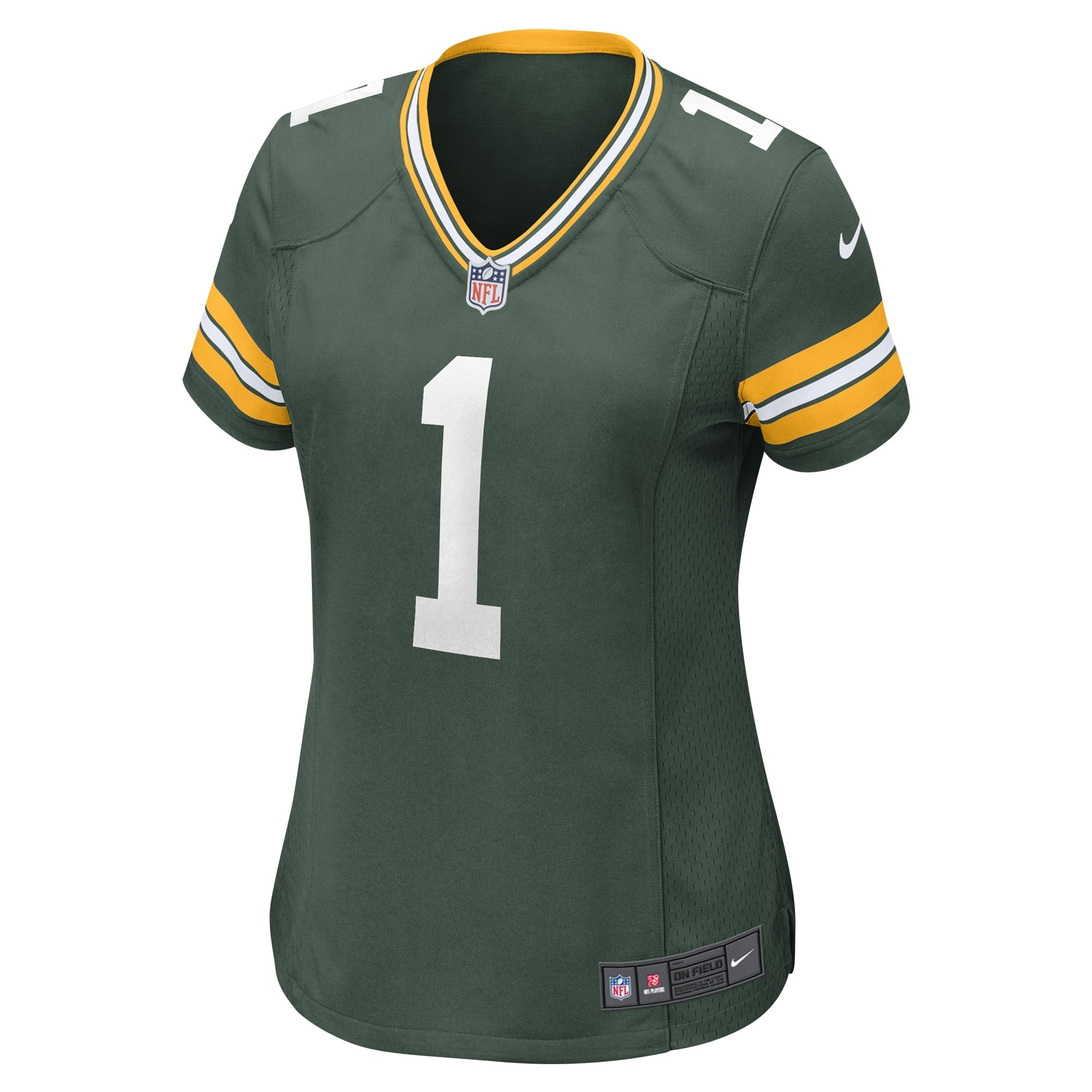 Women's Nike Number 1 Mom Green Green Bay Packers Game Jersey - vstockx