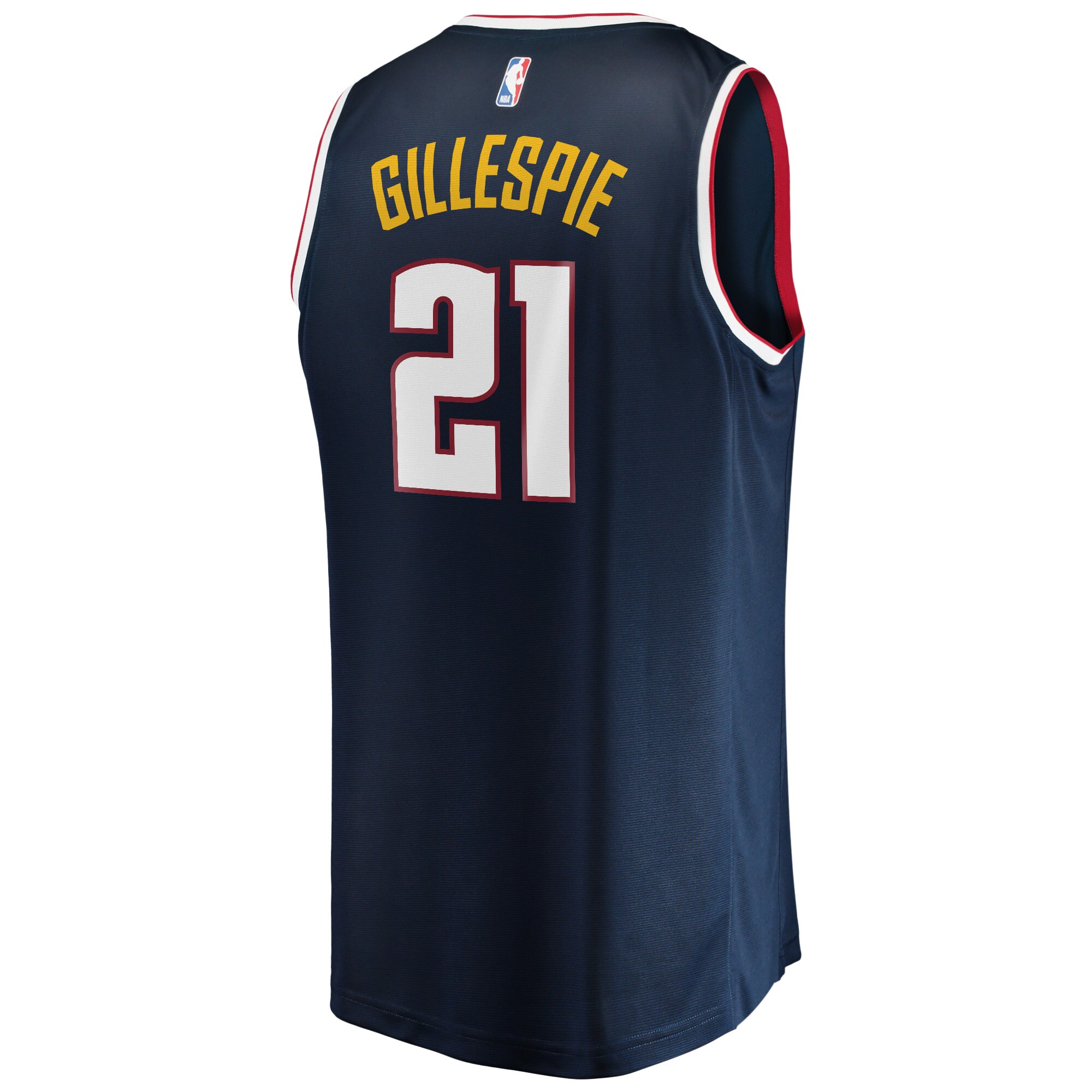 Collin Gillespie Denver Nuggets Fanatics Branded Fast Break Player Jersey - Icon Edition - Navy - vstockx