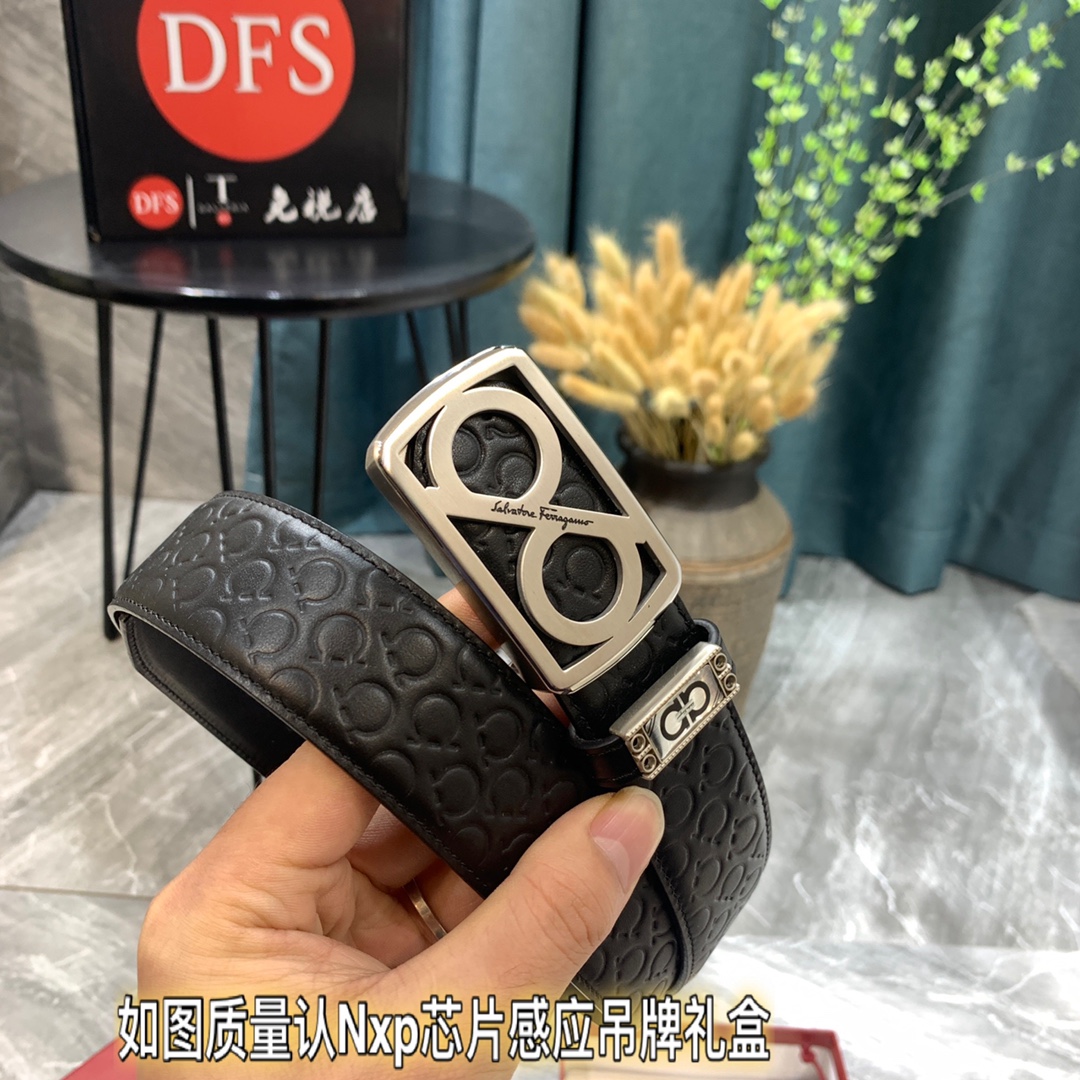 Streetwear Belt Ferragamo 319395 size:3.5cm - vstockx