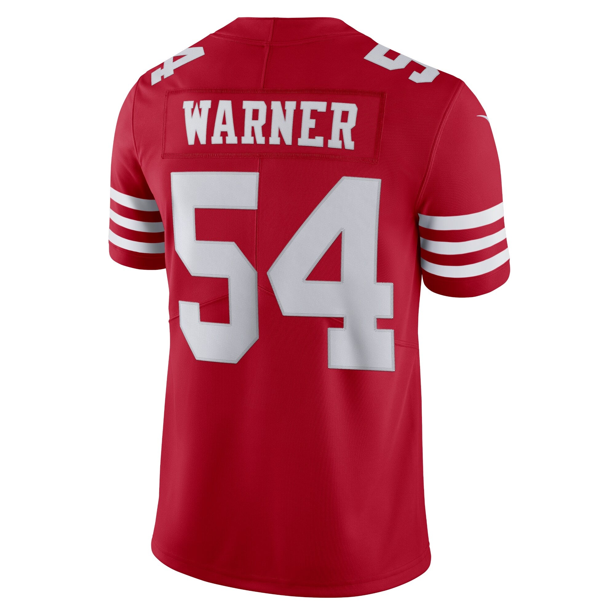 Men's Nike Fred Warner Scarlet San Francisco 49ers Vapor Limited Jersey - vstockx