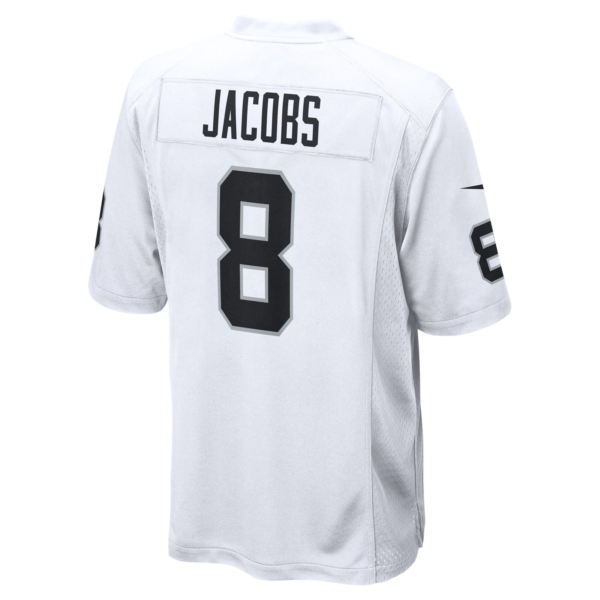 Josh Jacobs Las Vegas Raiders Nike Game Player Jersey - White - vstockx