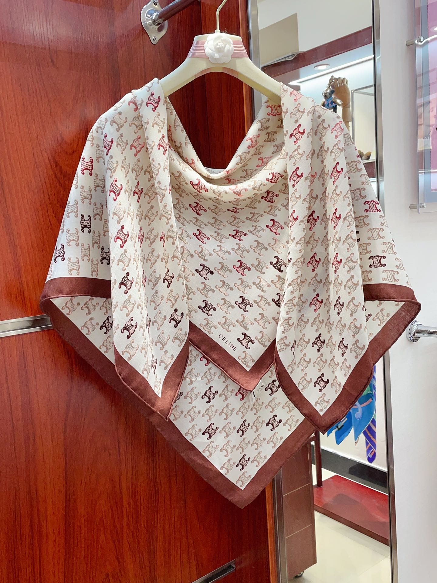 Streetwear Scarf CELINE 328774 SIZE:100x100cm - vstockx