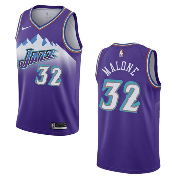 Men's Utah Jazz Karl Malone Icon Edition Jersey - Purple - vstockx