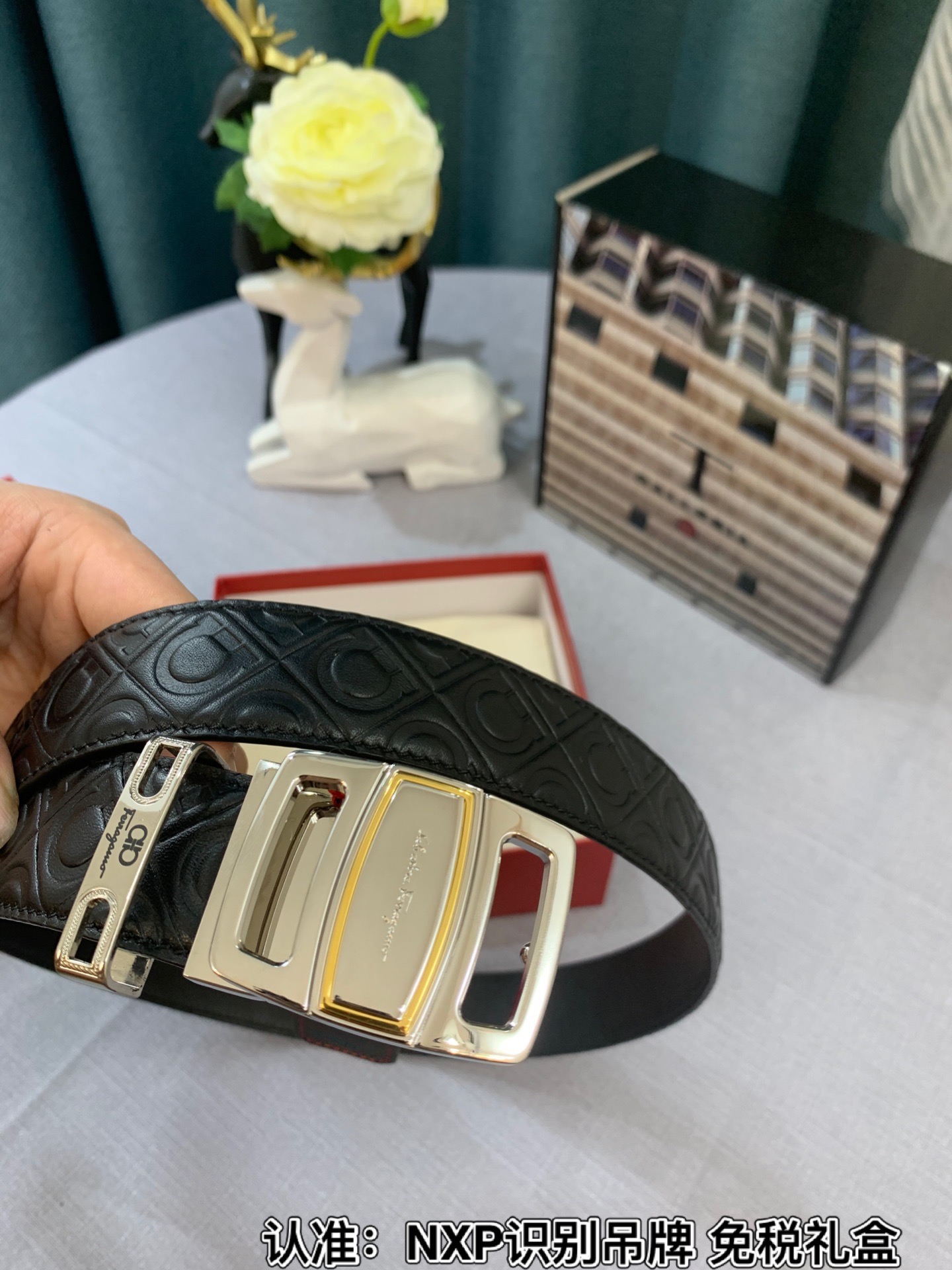 Streetwear Belt Ferragamo 319147 size:3.5cm - vstockx