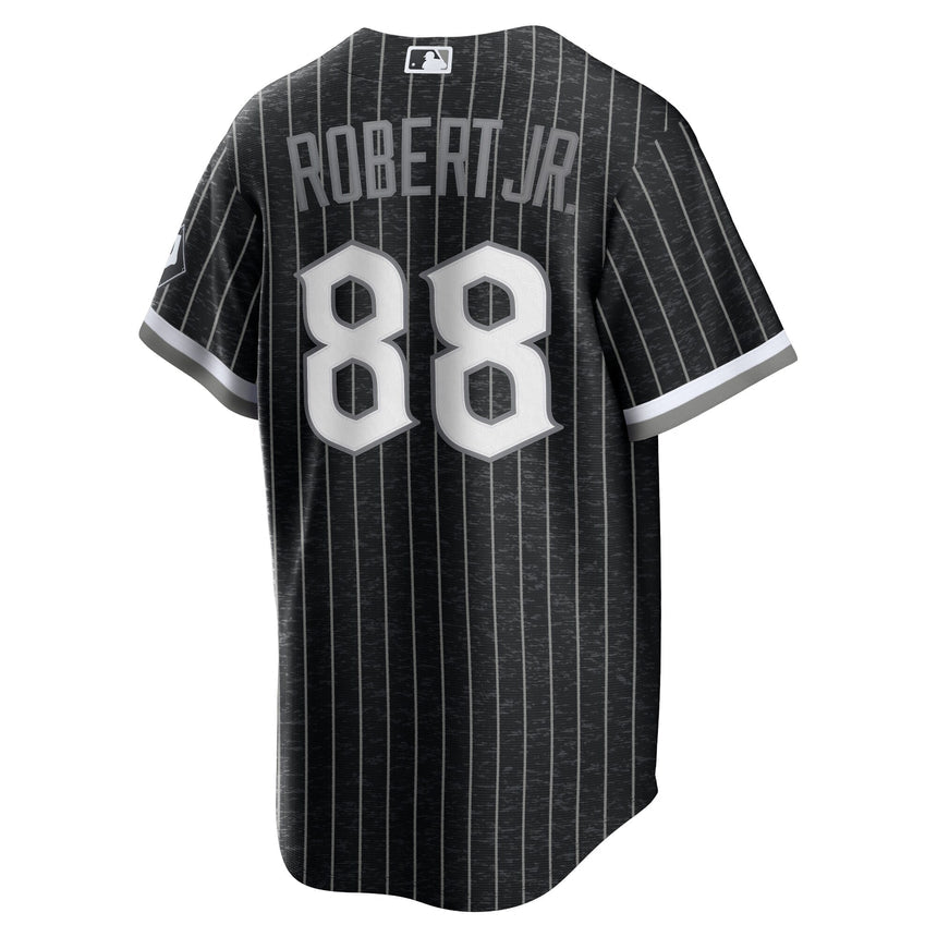 Men's Luis Robert Jr. Chicago White Sox Black City Connect Replica Jersey - vstockx