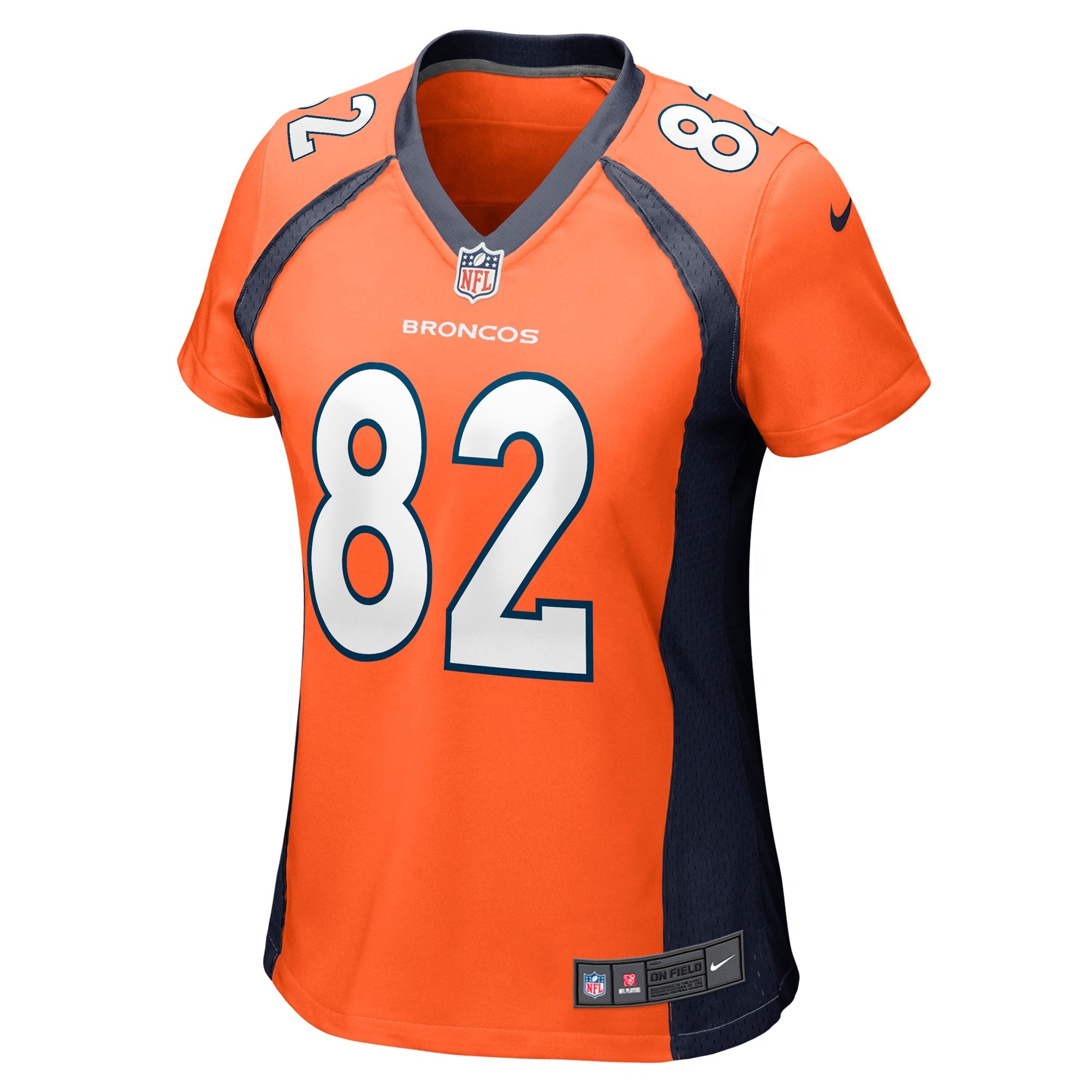 Women's Nike Adam Trautman Orange Denver Broncos Team Game Jersey - vstockx