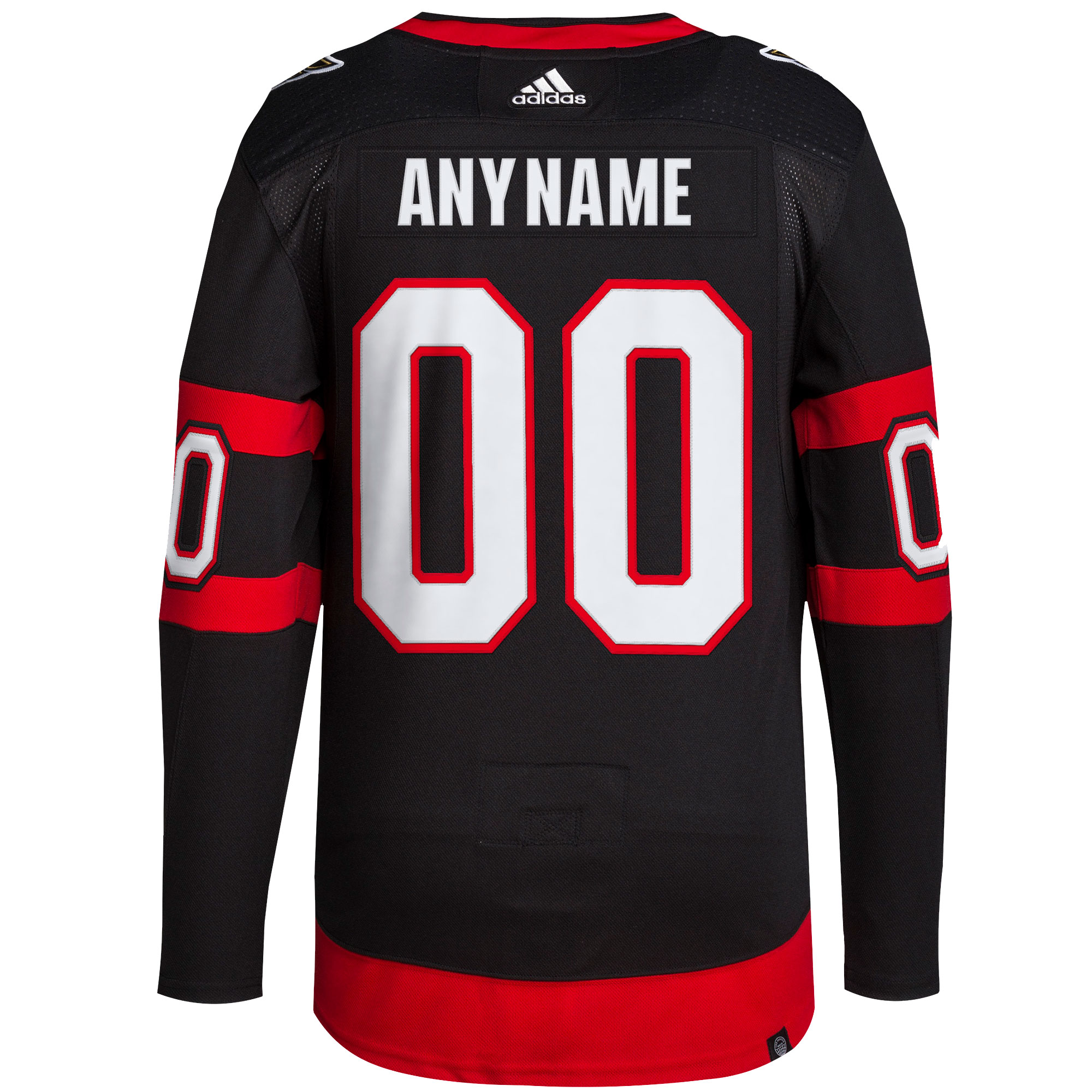 Ottawa Senators adidas Home Primegreen Authentic Pro Custom Jersey - Black - vstockx