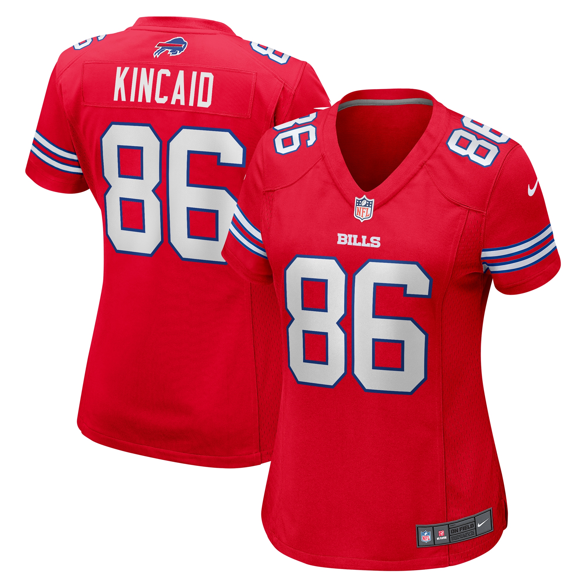 Dalton Kincaid Buffalo Bills Nike Women's Alternate Game Jersey - Red - vstockx