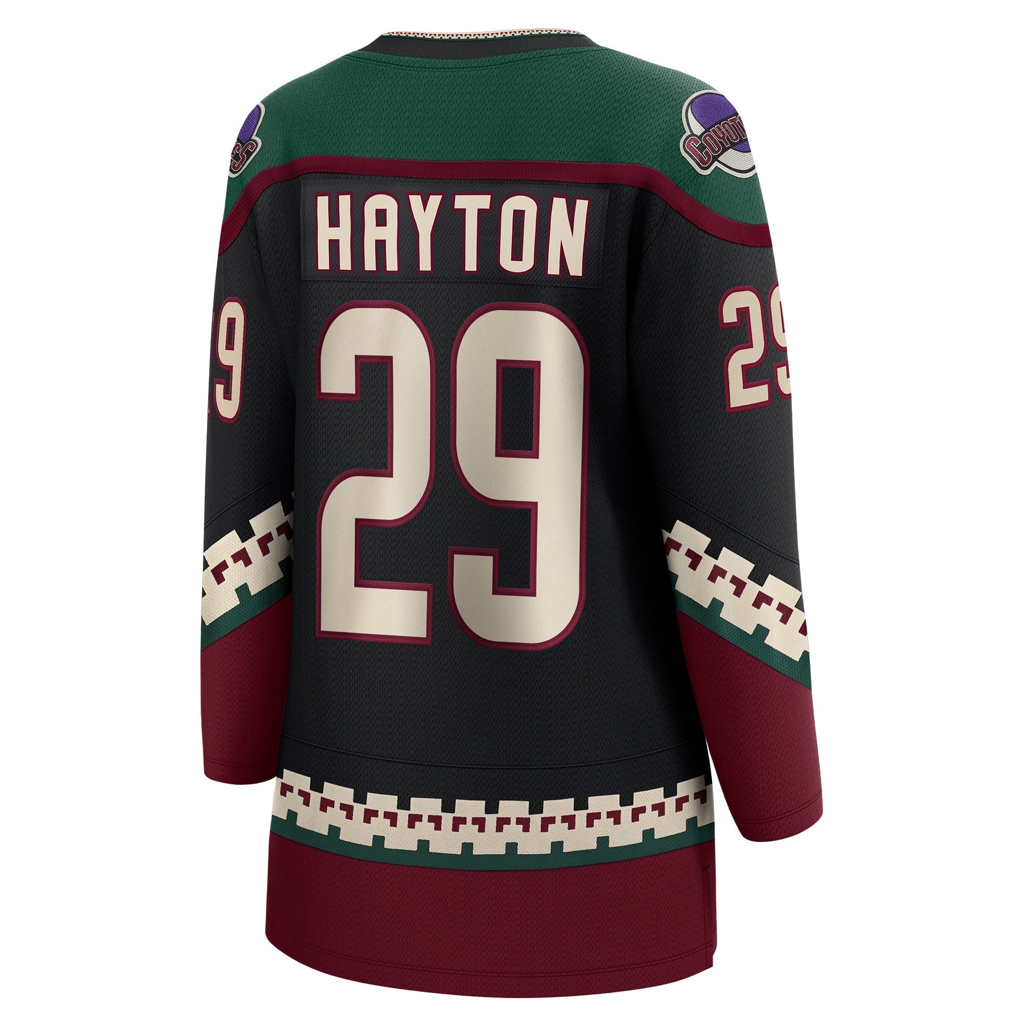 Women's Fanatics Branded Barrett Hayton Black Arizona Coyotes Home Breakaway Player Jersey - vstockx
