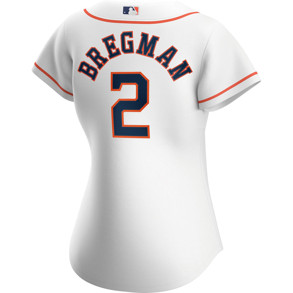 Womens Houston Astros Alex Bregman Cool Base Replica Jersey White - vstockx