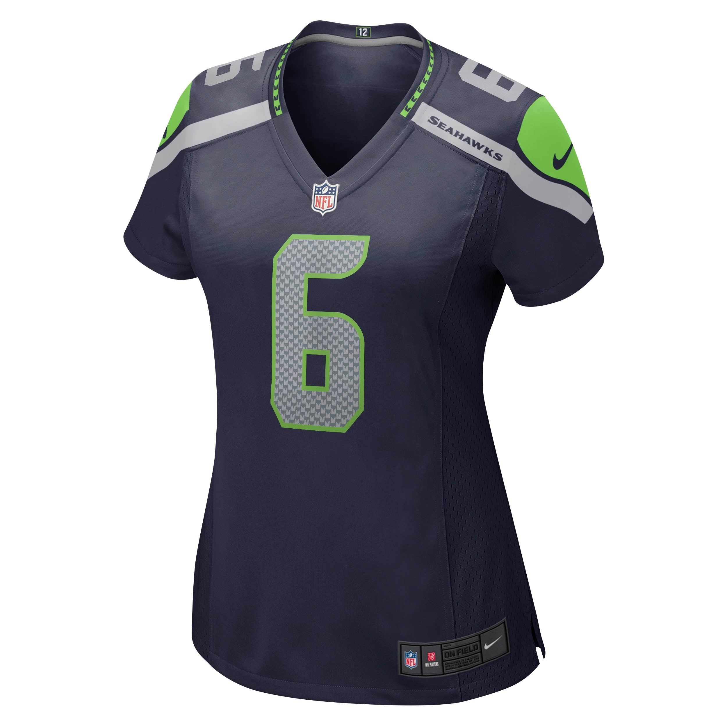Women's Nike Quandre Diggs College Navy Seattle Seahawks Player Game Jersey - vstockx