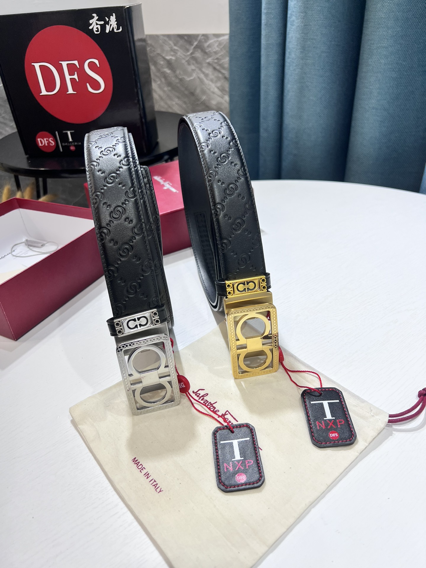 Streetwear Belt Ferragamo 319629 size:3.5cm - vstockx