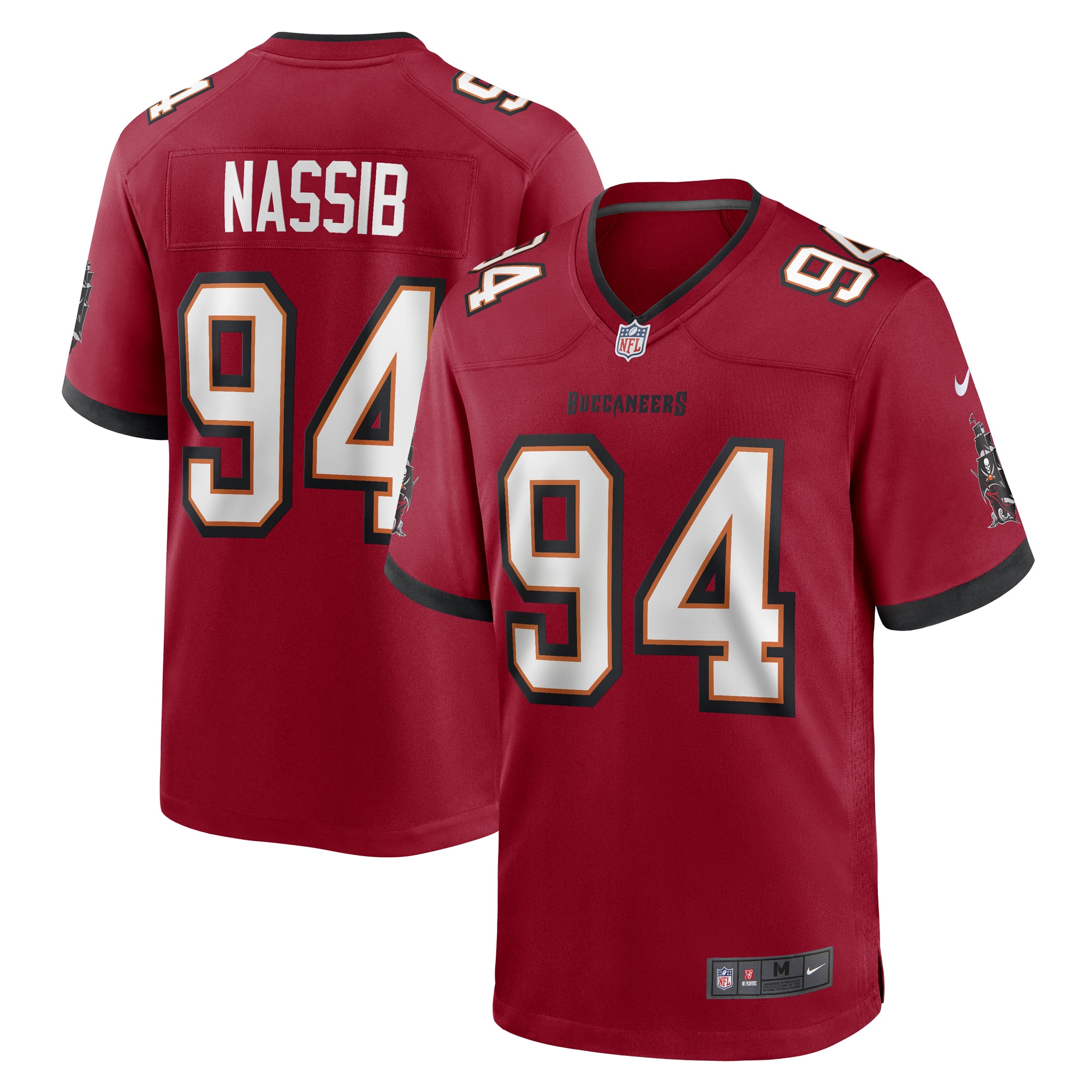 Carl Nassib Tampa Bay Buccaneers Nike Game Player Jersey - Red - vstockx