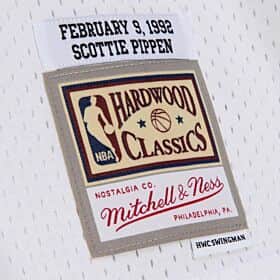 Men's Scottie Pippen Eastern Conference All-Star Chicago Bulls Mitchell & Ness Hardwood Classics White 1992 Swingman Jersey - vstockx