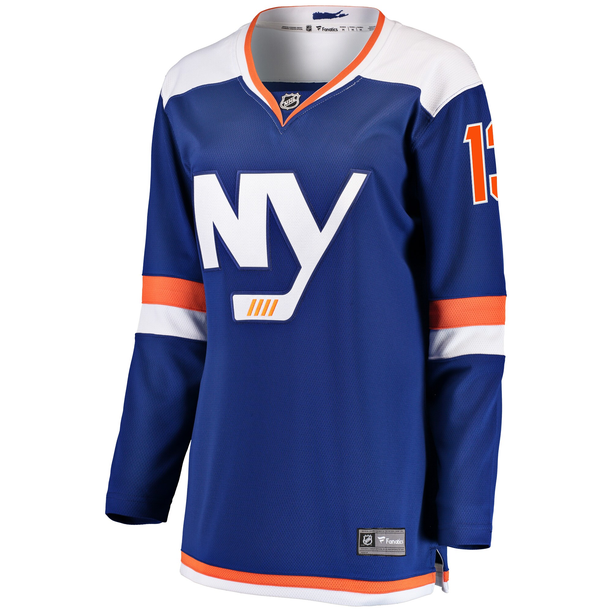 Mathew Barzal New York Islanders Fanatics Branded Women's Alternate Breakaway Jersey - Blue - vstockx