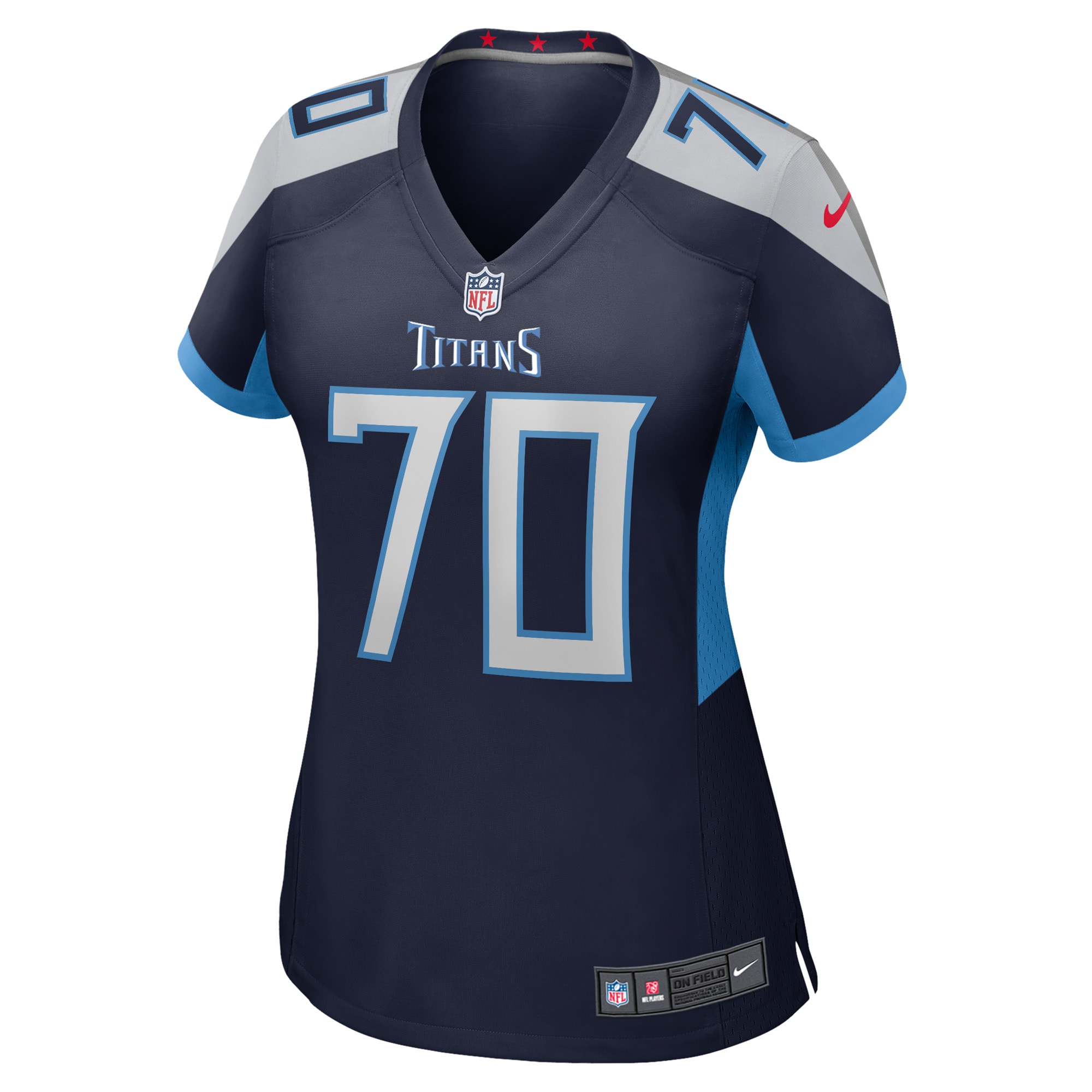 Jordans Roos Tennessee Titans Nike Women's Game Player Jersey - Navy - vstockx