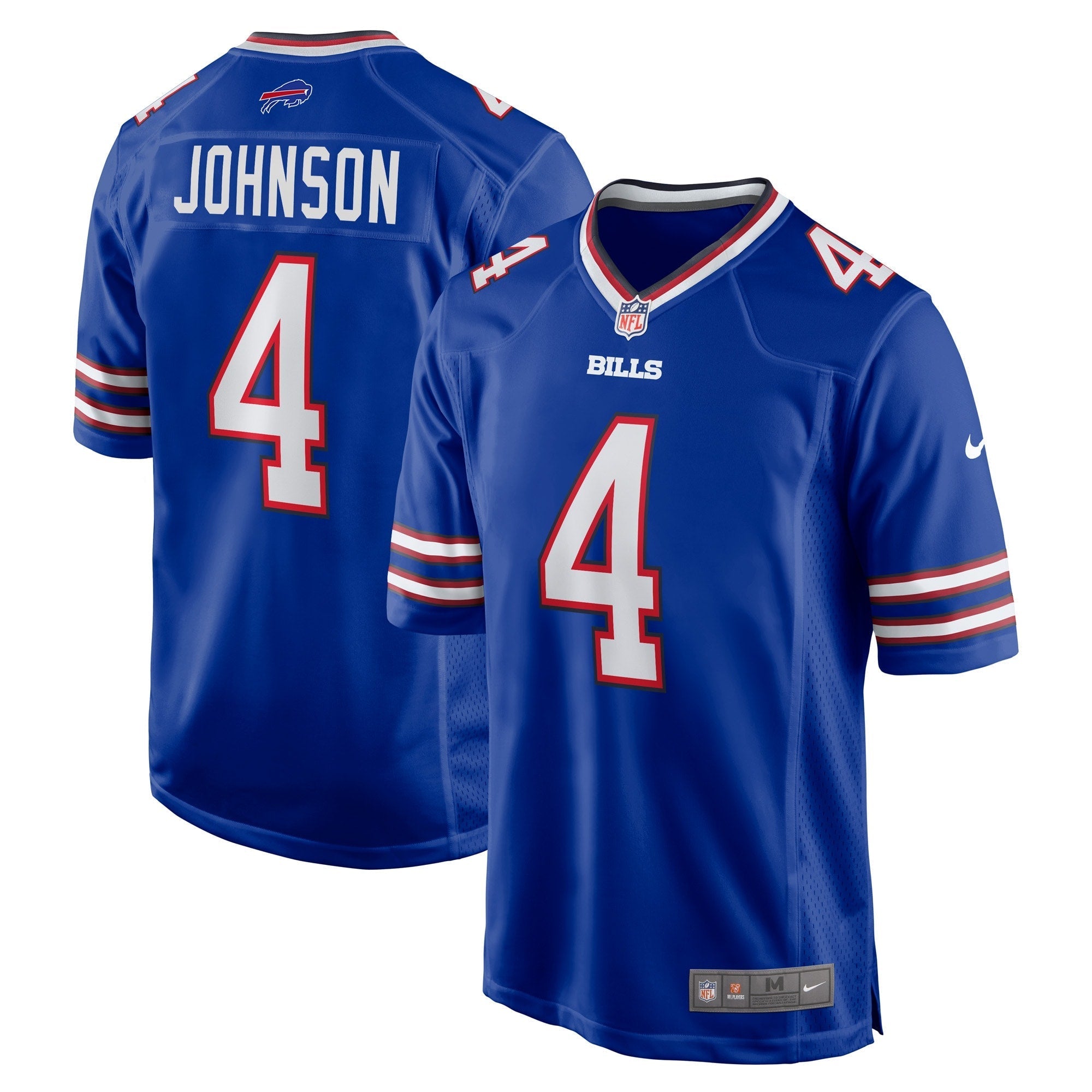 Men's Nike Jaquan Johnson Royal Buffalo Bills Game Jersey - vstockx