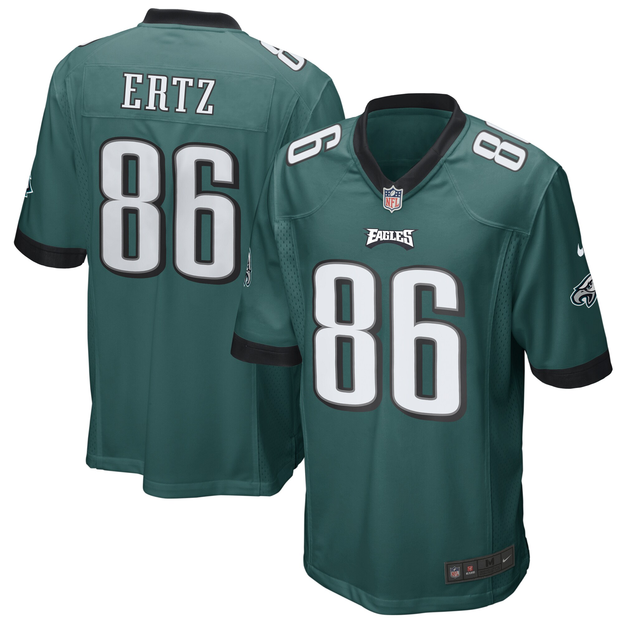 Zach Ertz Philadelphia Eagles Nike Game Jersey - Midnight Green - vstockx