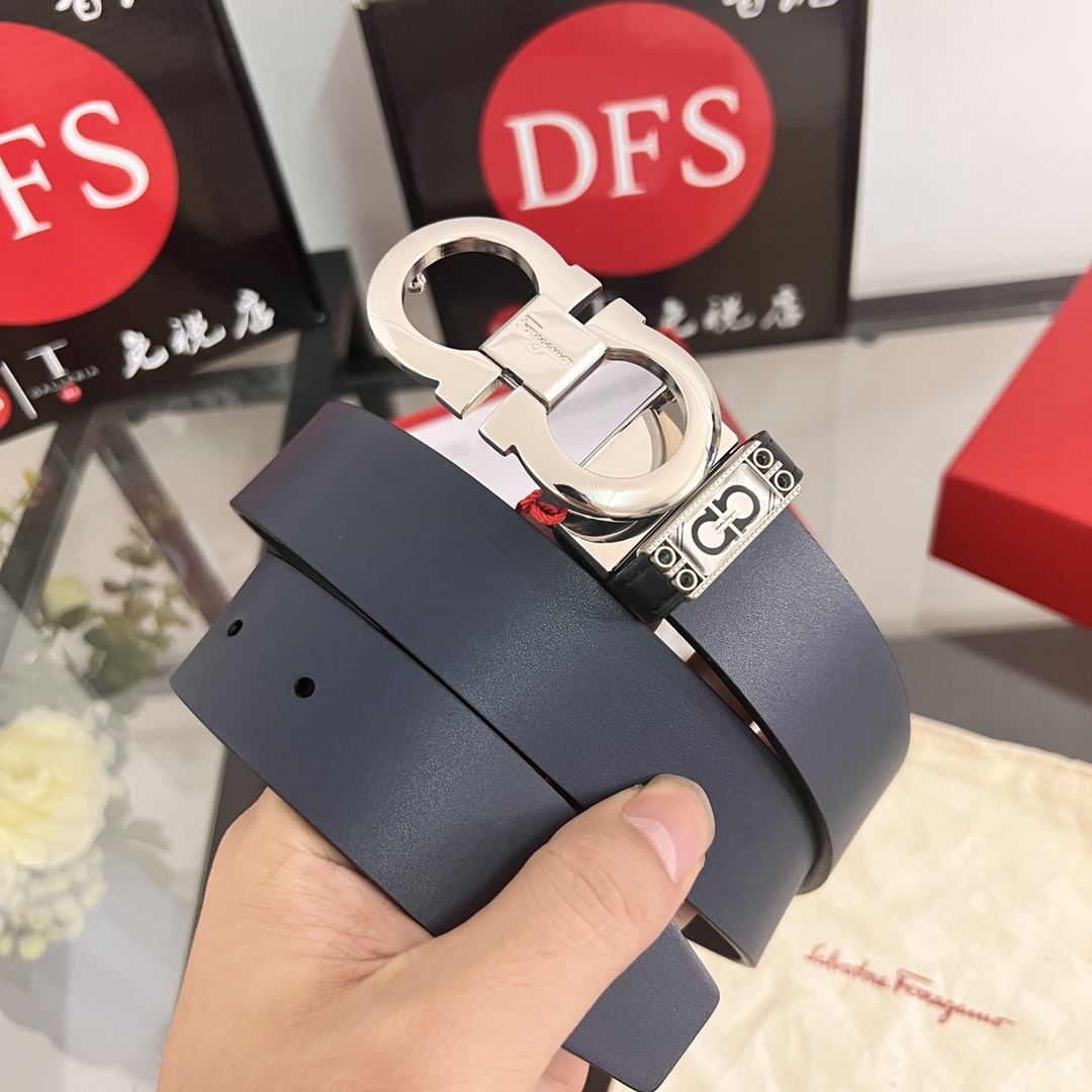 Streetwear Belt Ferragamo 320270 size:3.5cm - vstockx