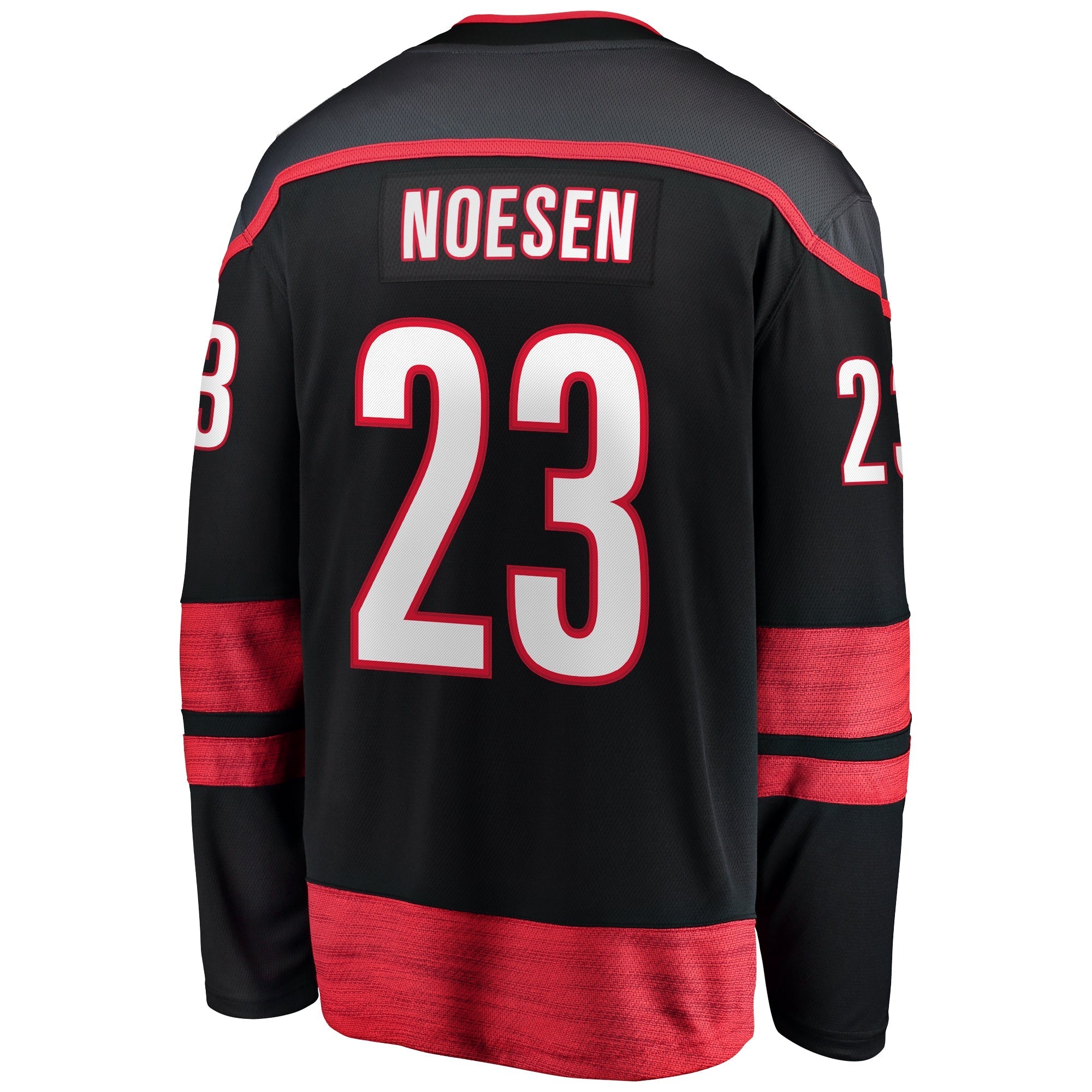 Men's Fanatics Branded Stefan Noesen Black Carolina Hurricanes Home Breakaway Player Jersey - vstockx
