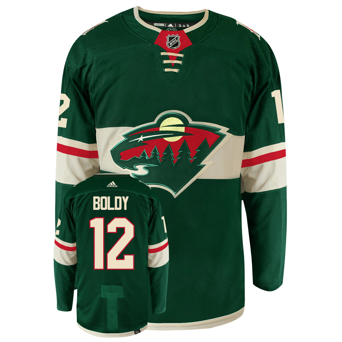 Matt Boldy Minnesota Wild Adidas Primegreen Authentic NHL Hockey Jersey - vstockx