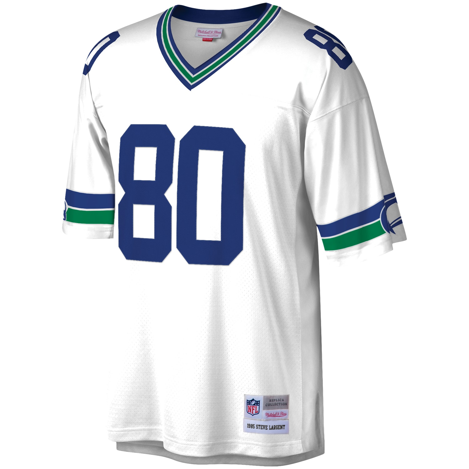 Steve Largent Seattle Seahawks Mitchell & Ness Legacy Replica Jersey - White - vstockx