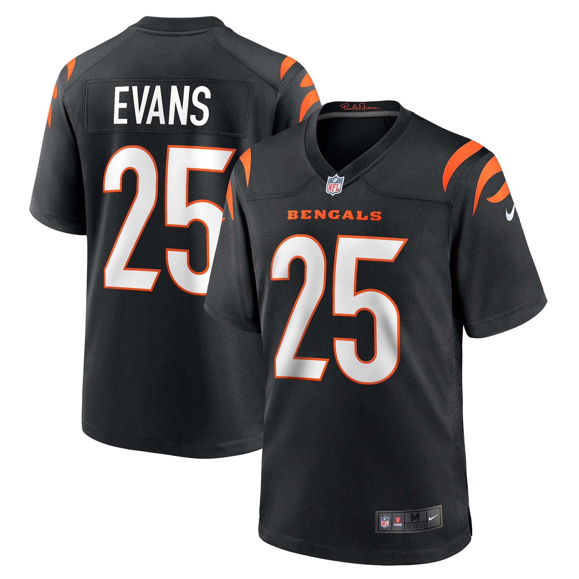 Chris Evans Cincinnati Bengals Nike Game Jersey - Black - vstockx