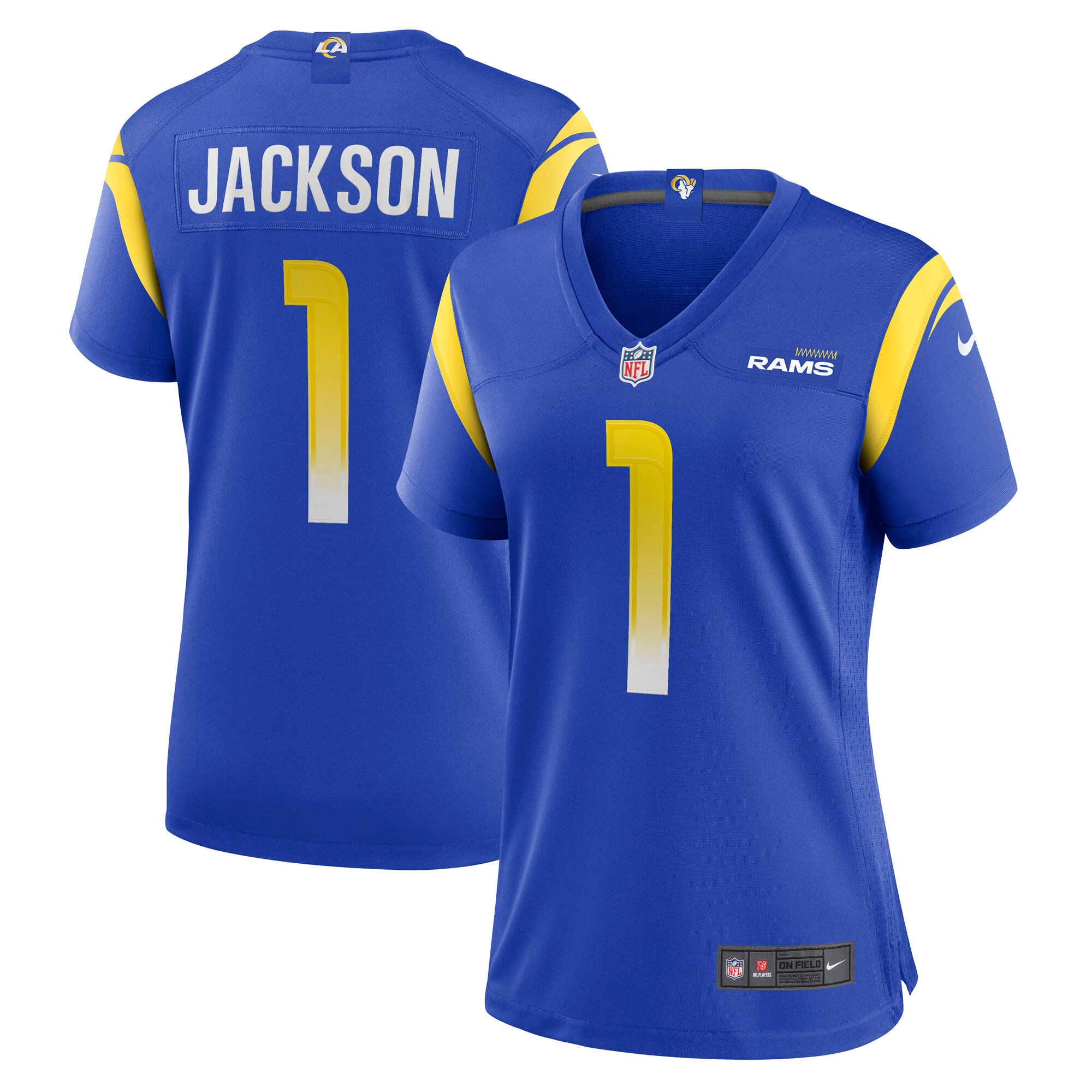 DeSean Jackson Los Angeles Rams Nike Women's Game Player Jersey - Royal - vstockx